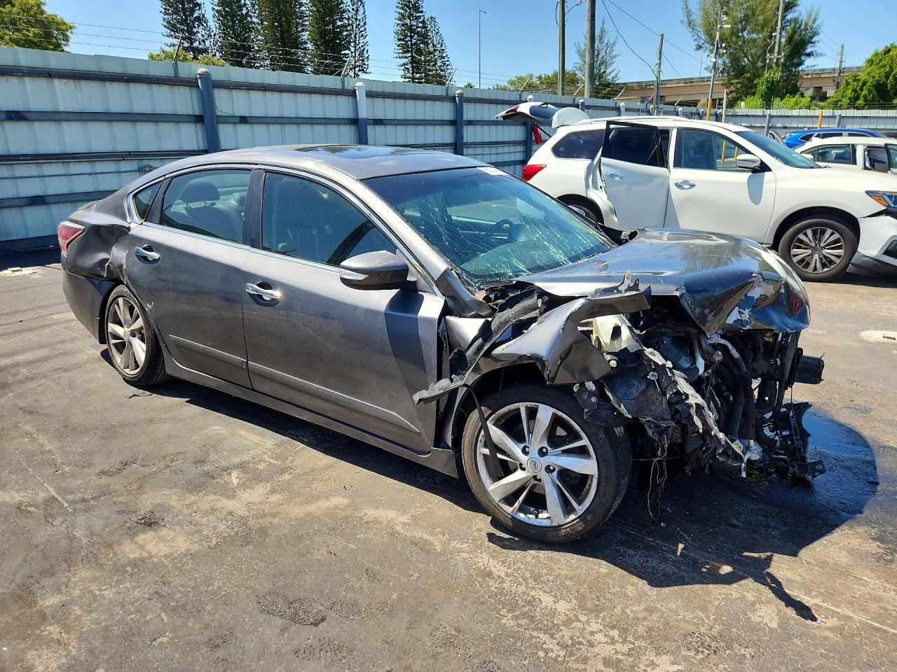 2014 Nissan Altima 2.5 Sv Gray vin: 1N4AL3AP1EC426896
