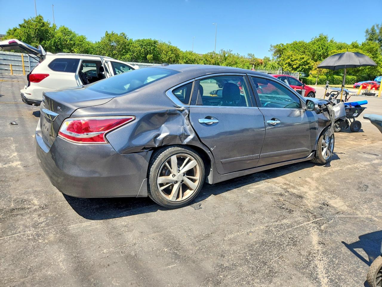 2014 Nissan Altima 2.5 Sv Gray vin: 1N4AL3AP1EC426896