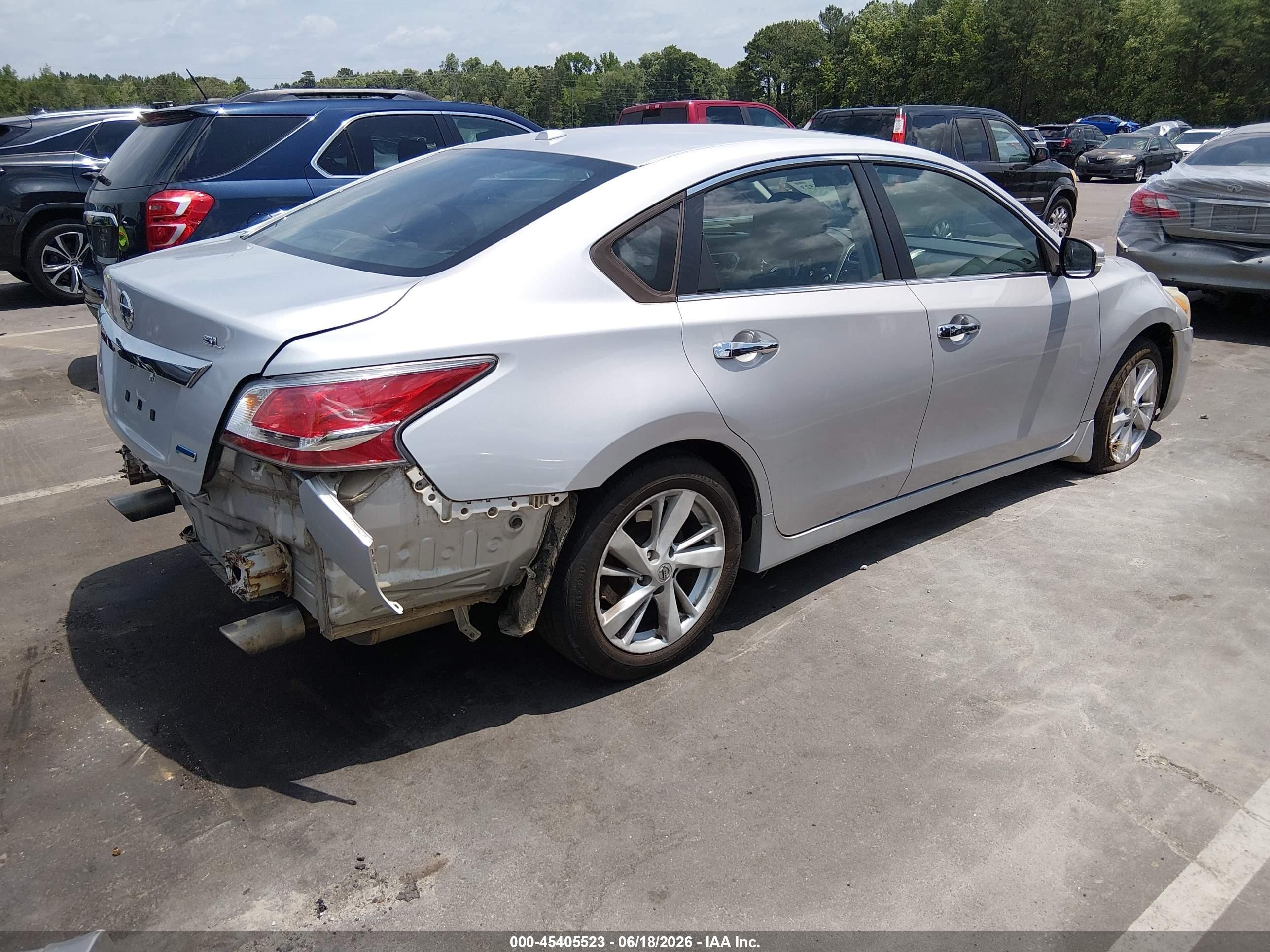 2014 Nissan Altima 2.5 Sl Silver vin: 1N4AL3AP1EN226542