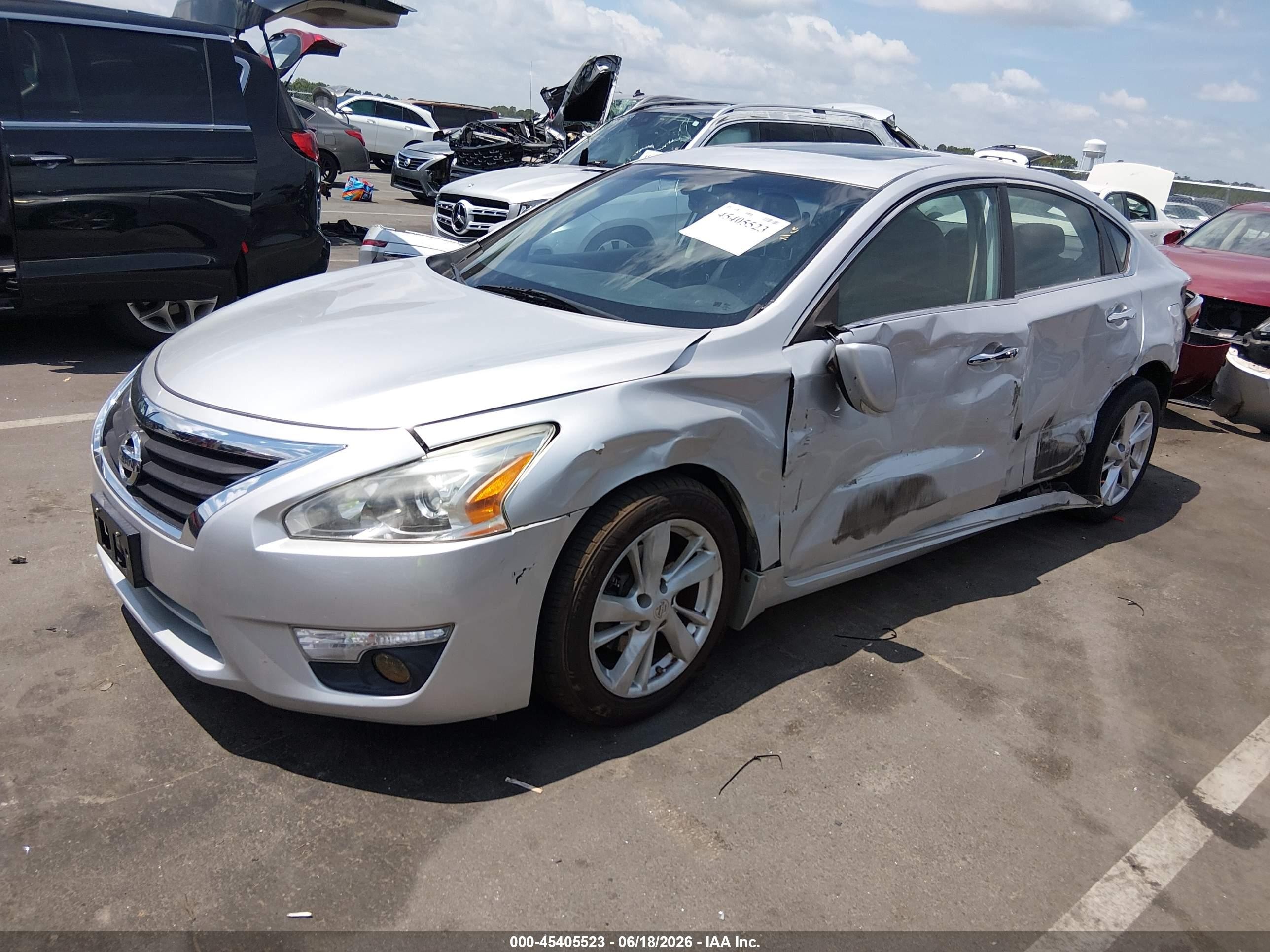 2014 Nissan Altima 2.5 Sl Silver vin: 1N4AL3AP1EN226542