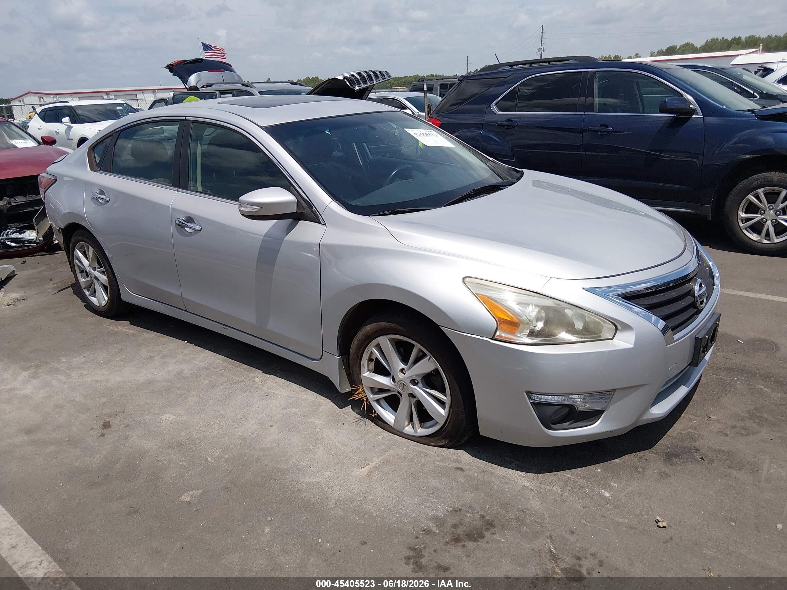 2014 Nissan Altima 2.5 Sl Silver vin: 1N4AL3AP1EN226542