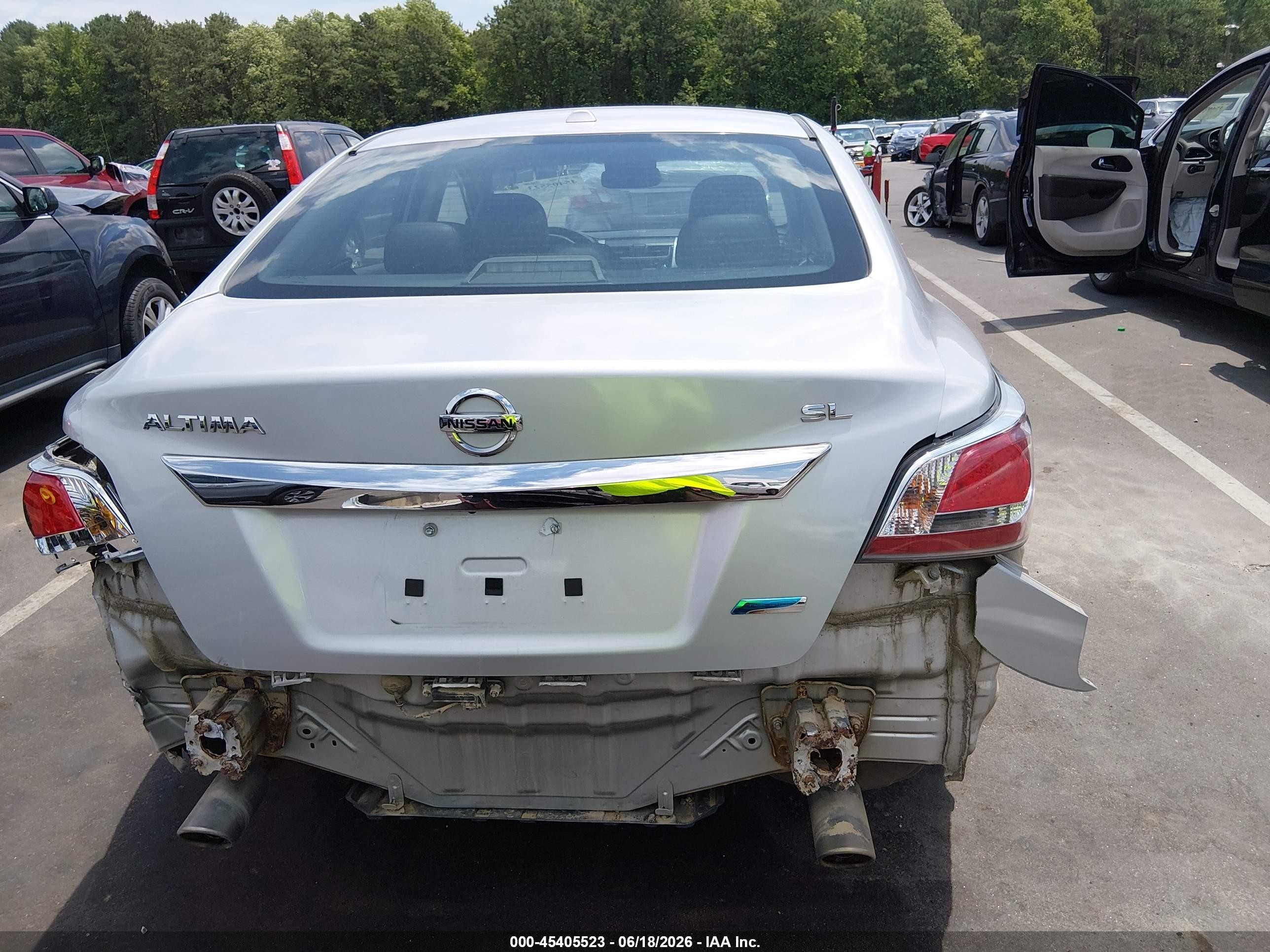 2014 Nissan Altima 2.5 Sl Silver vin: 1N4AL3AP1EN226542