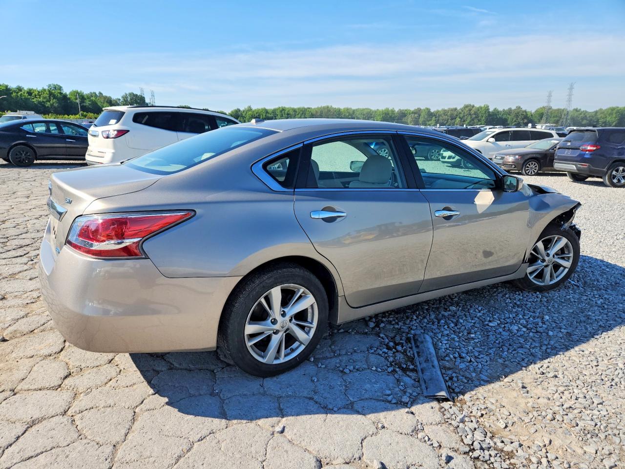 2014 Nissan Altima 2.5 Sv Бежевый vin: 1N4AL3AP1EN227836