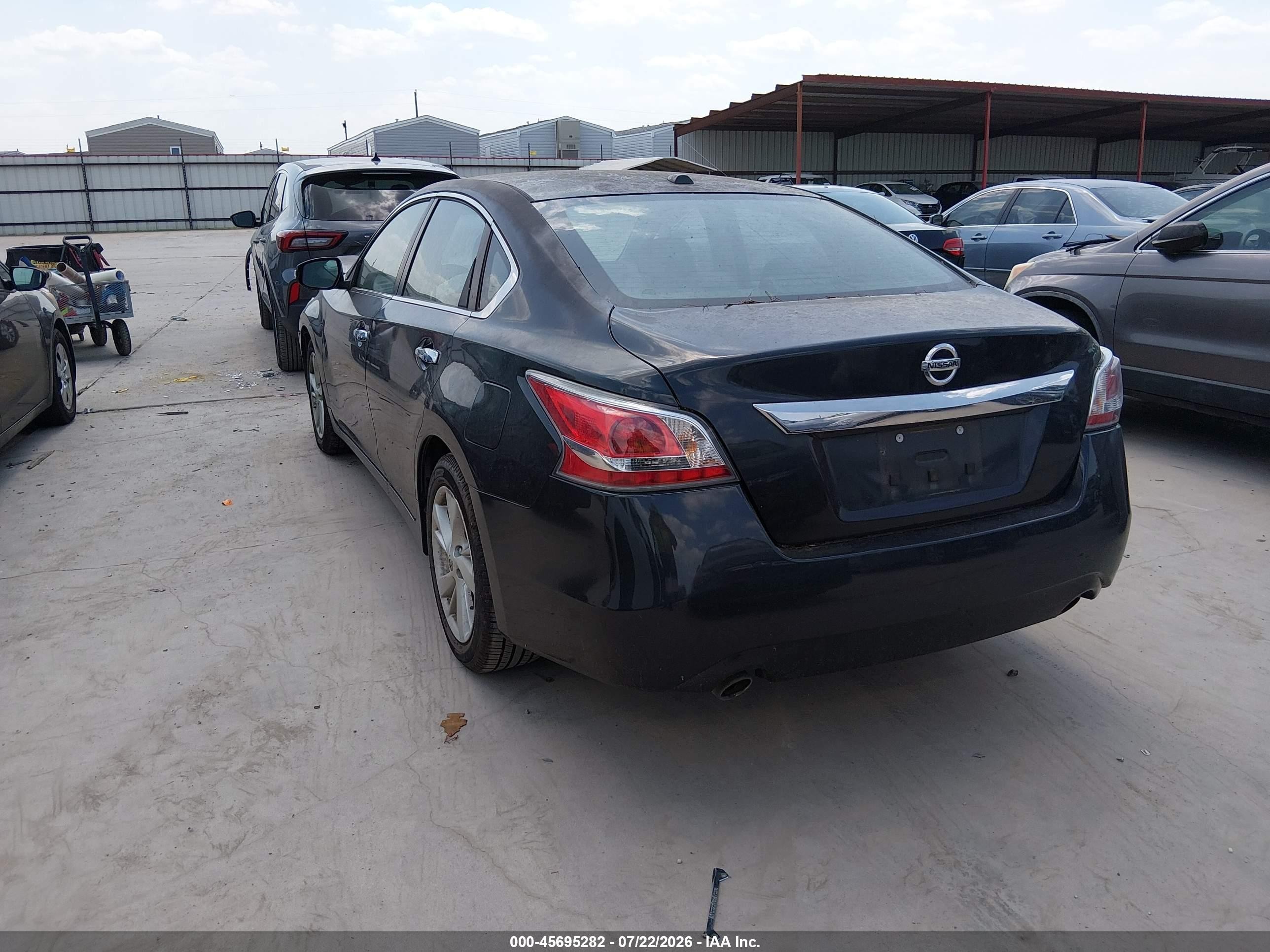 2014 Nissan Altima 2.5 Sv Black vin: 1N4AL3AP1EN232566