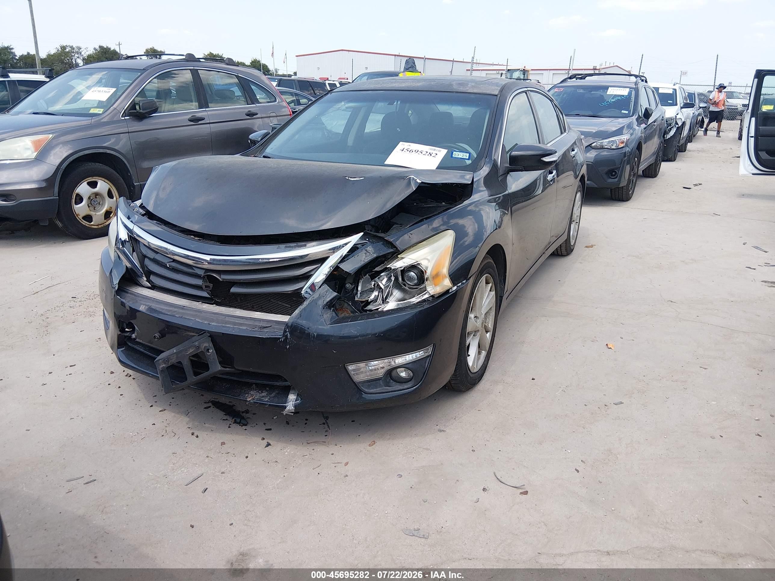 2014 Nissan Altima 2.5 Sv Black vin: 1N4AL3AP1EN232566