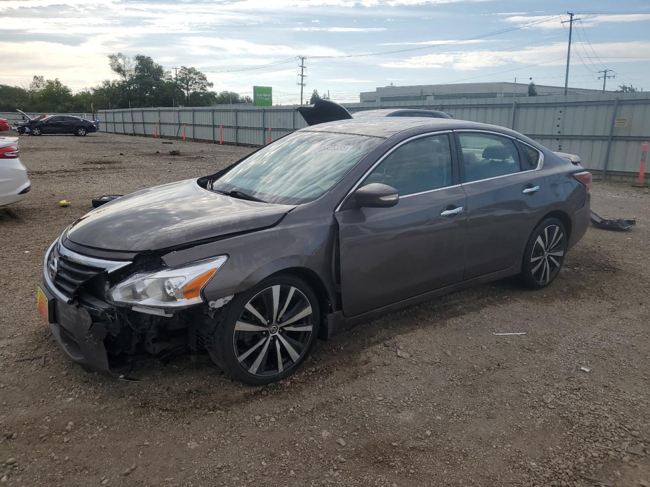 2014 Nissan Altima 2.5 Sl Gray vin: 1N4AL3AP1EN237282