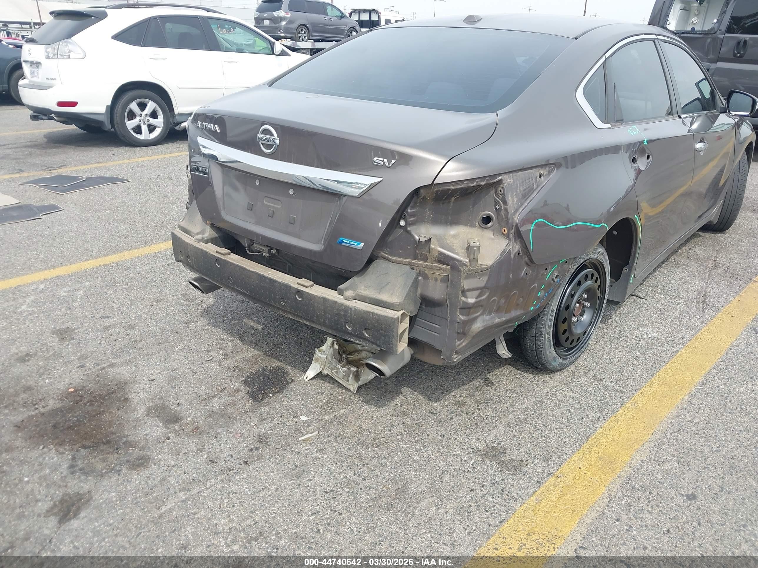 2014 Nissan Altima 2.5 Sv Gray vin: 1N4AL3AP1EN243101