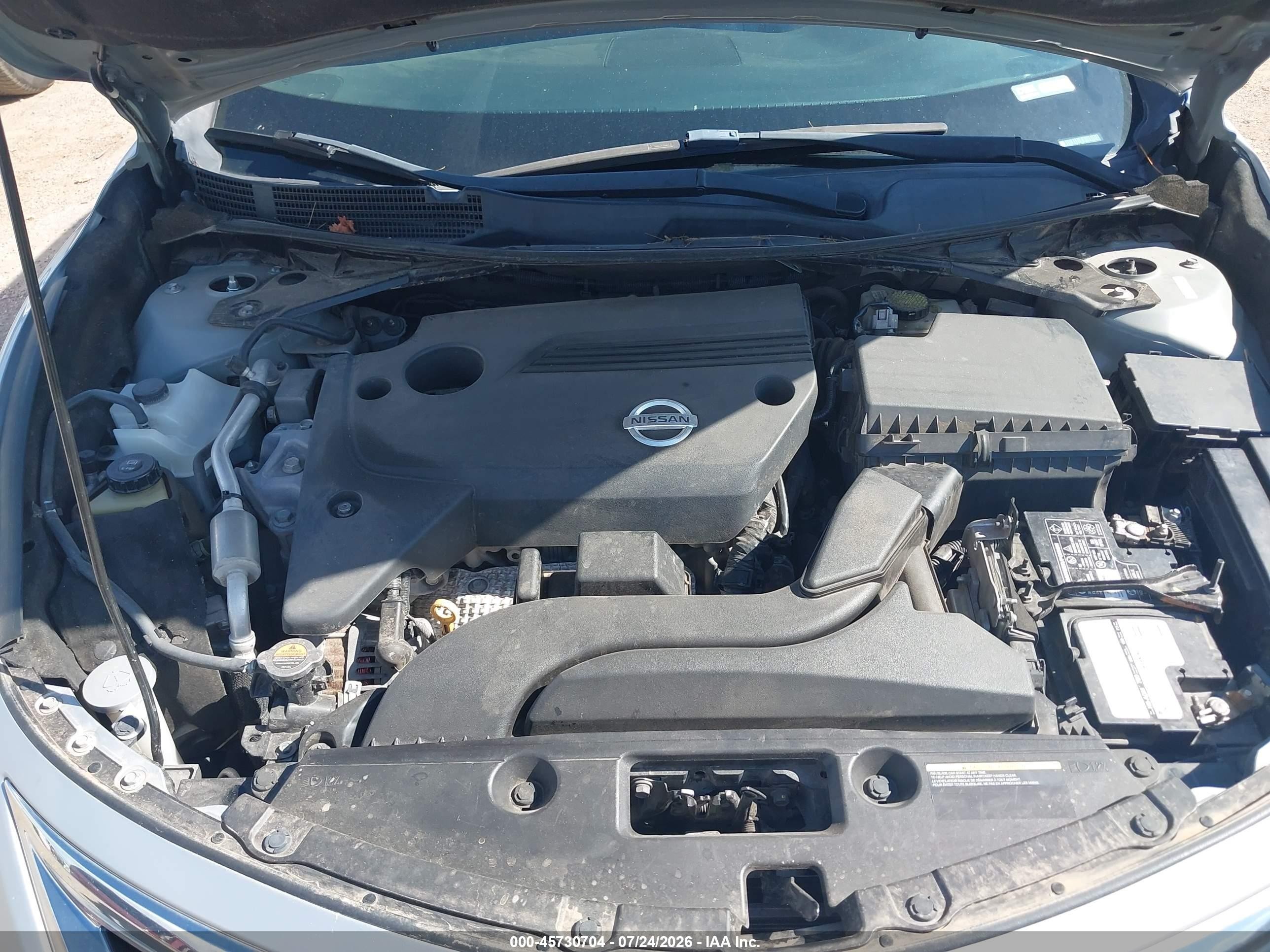 2014 Nissan Altima 2.5 S Silver vin: 1N4AL3AP1EN248217