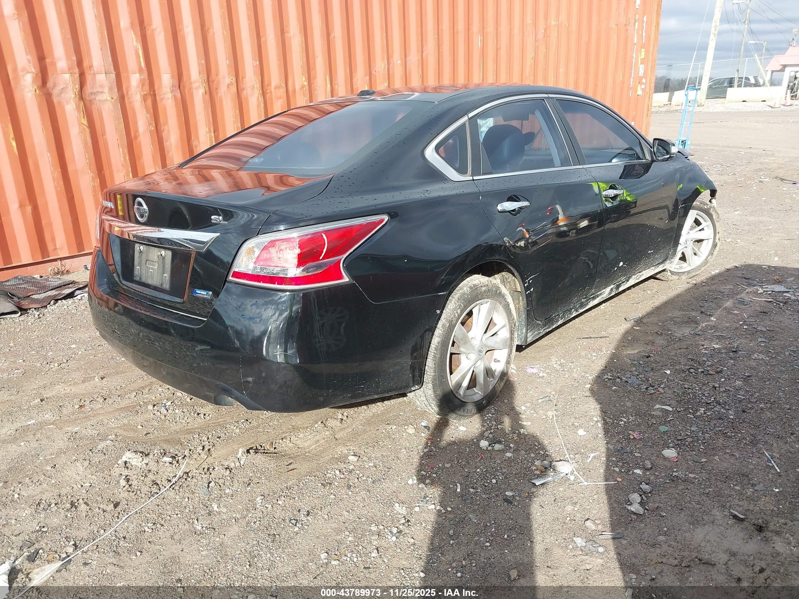 2014 Nissan Altima 2.5 Sl Black vin: 1N4AL3AP1EN257886
