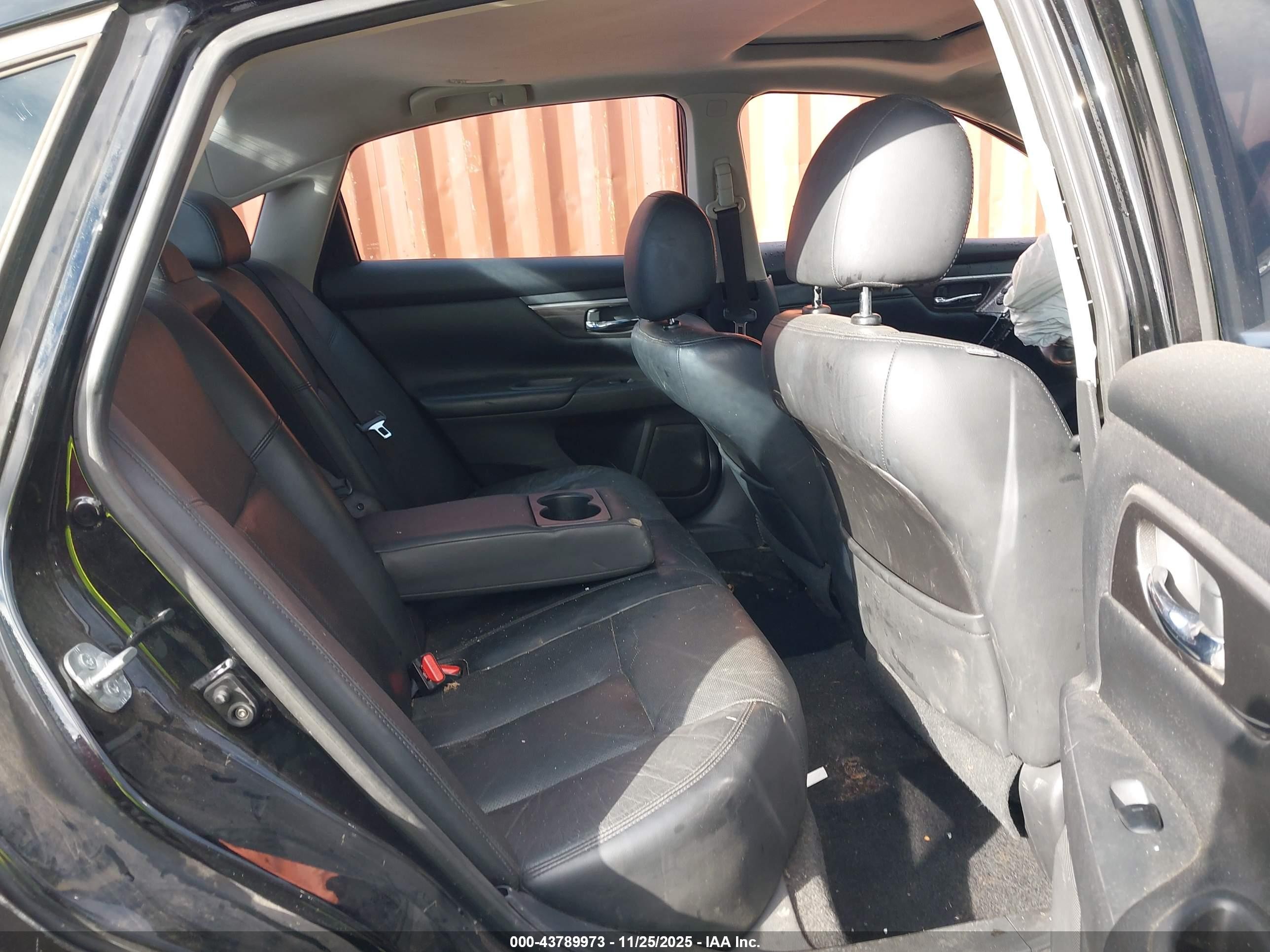 2014 Nissan Altima 2.5 Sl Black vin: 1N4AL3AP1EN257886