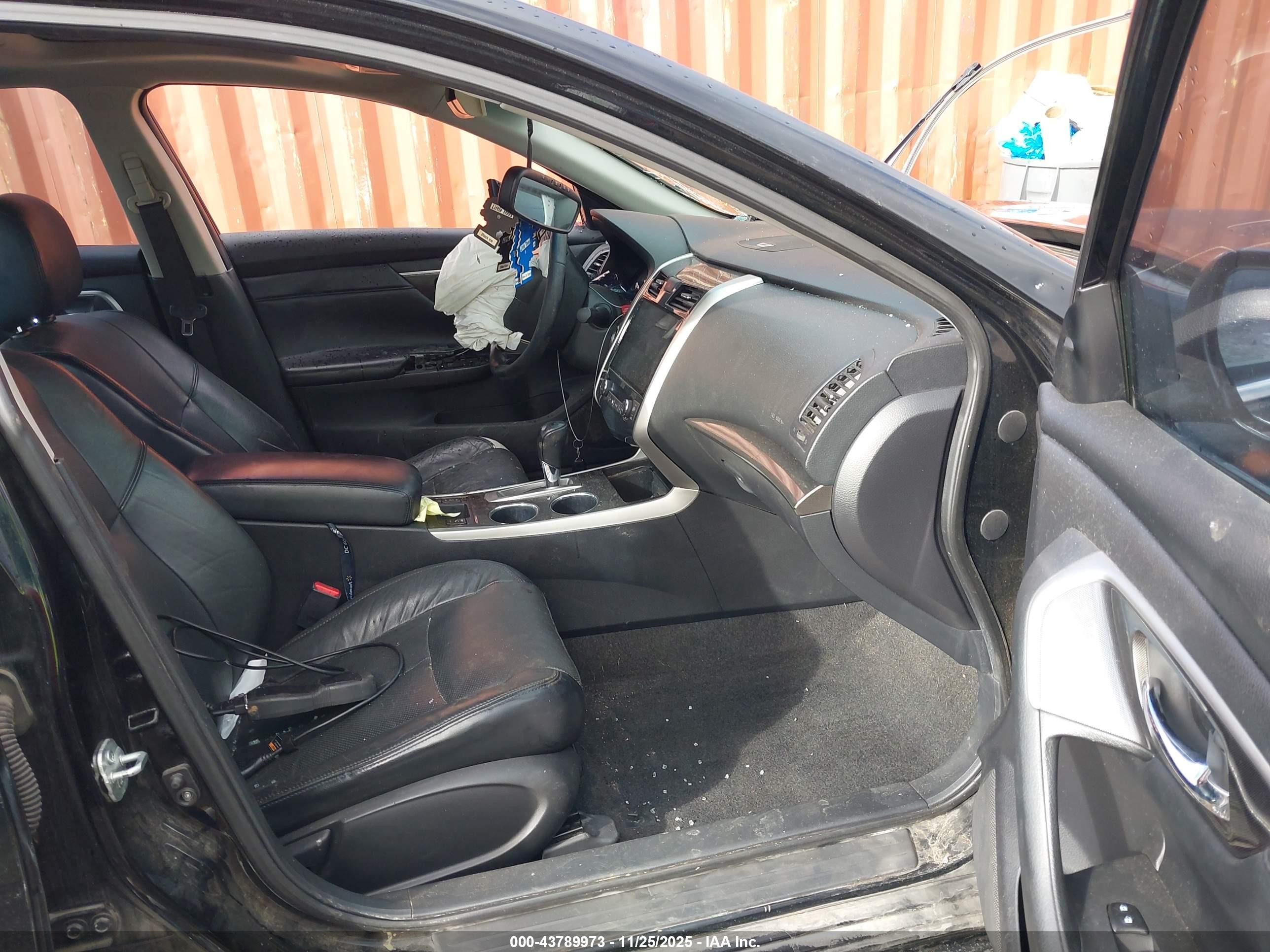 2014 Nissan Altima 2.5 Sl Black vin: 1N4AL3AP1EN257886