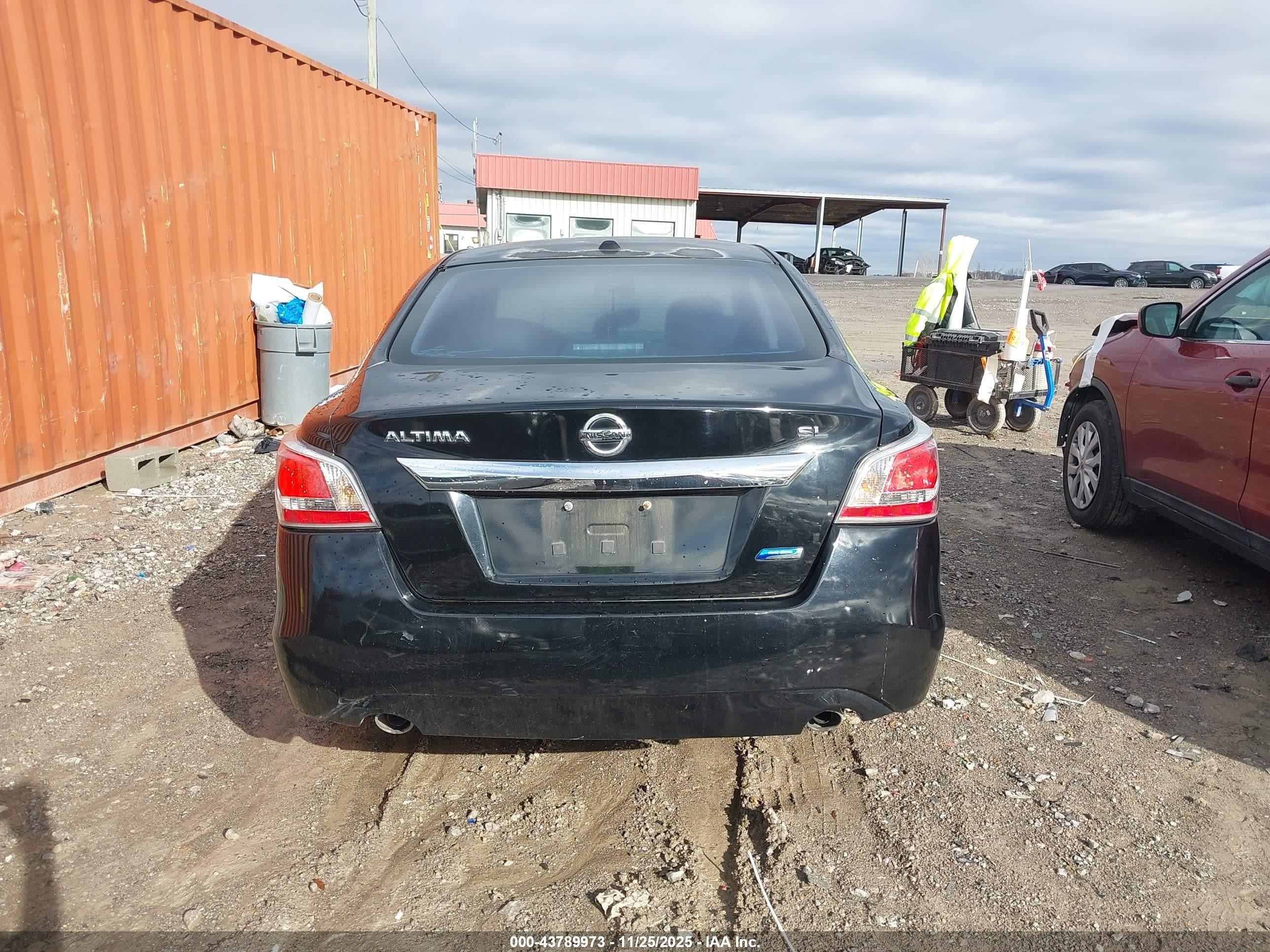 2014 Nissan Altima 2.5 Sl Black vin: 1N4AL3AP1EN257886