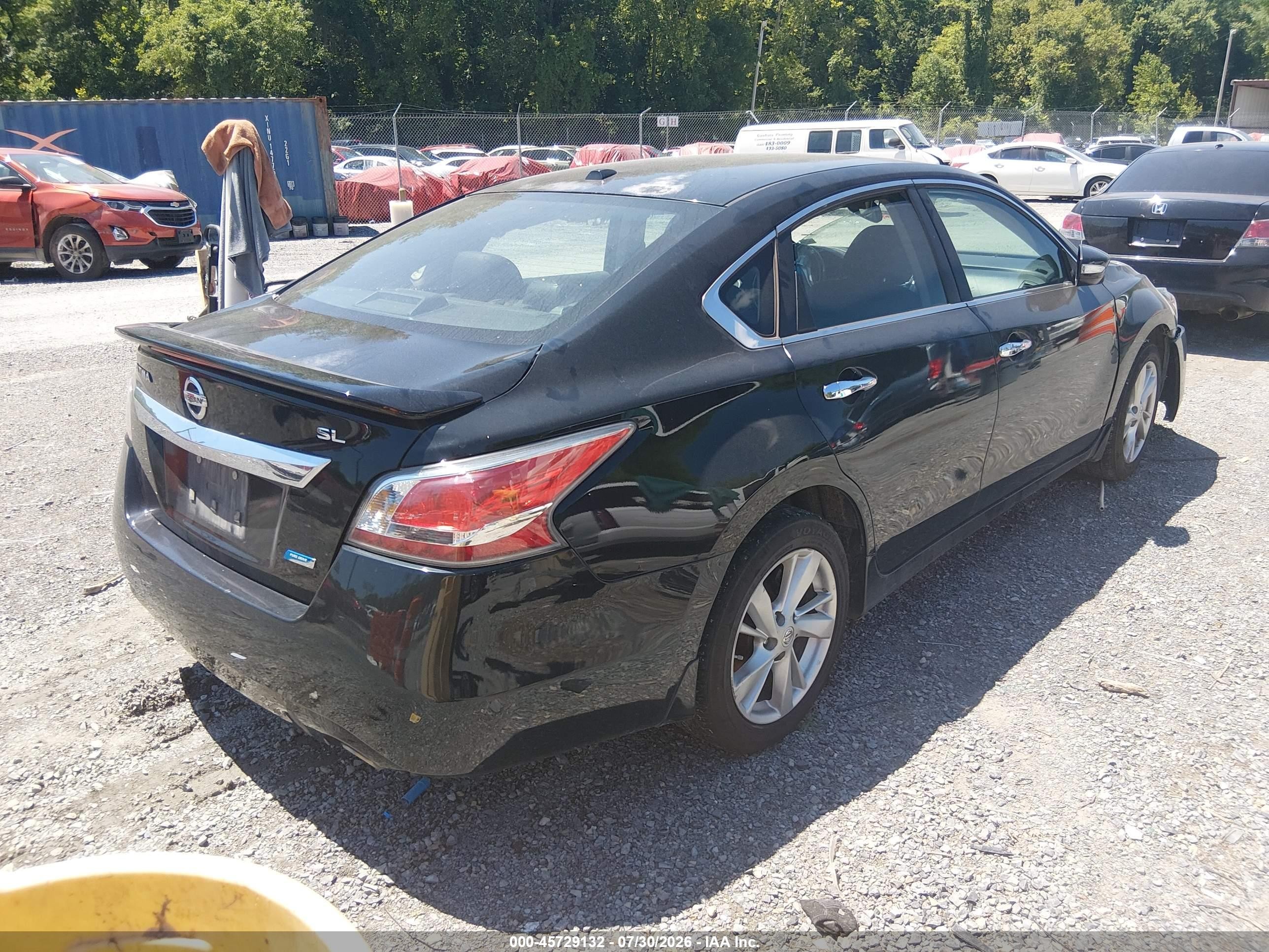 2014 Nissan Altima 2.5 Sl Black vin: 1N4AL3AP1EN330092