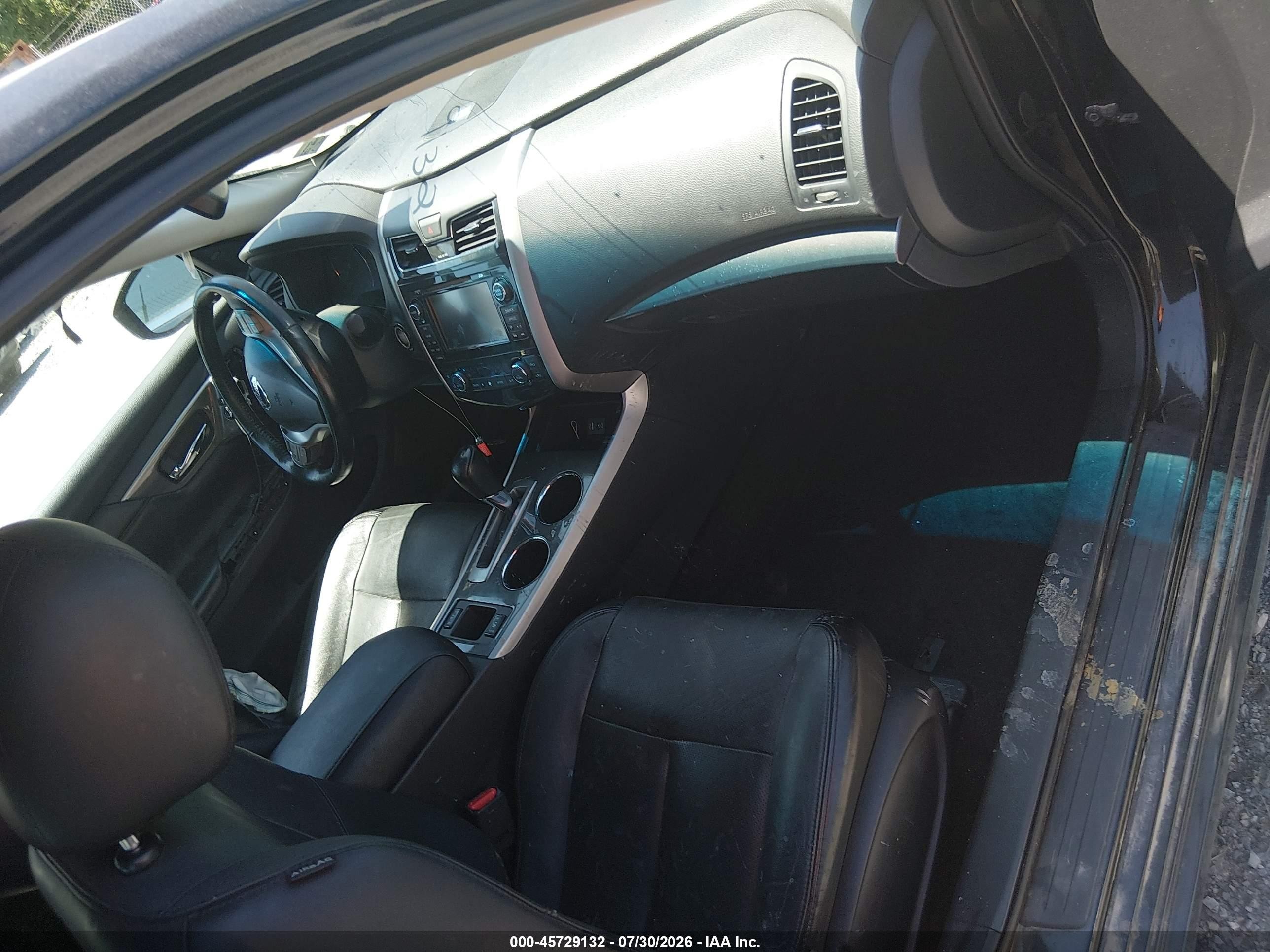 2014 Nissan Altima 2.5 Sl Black vin: 1N4AL3AP1EN330092