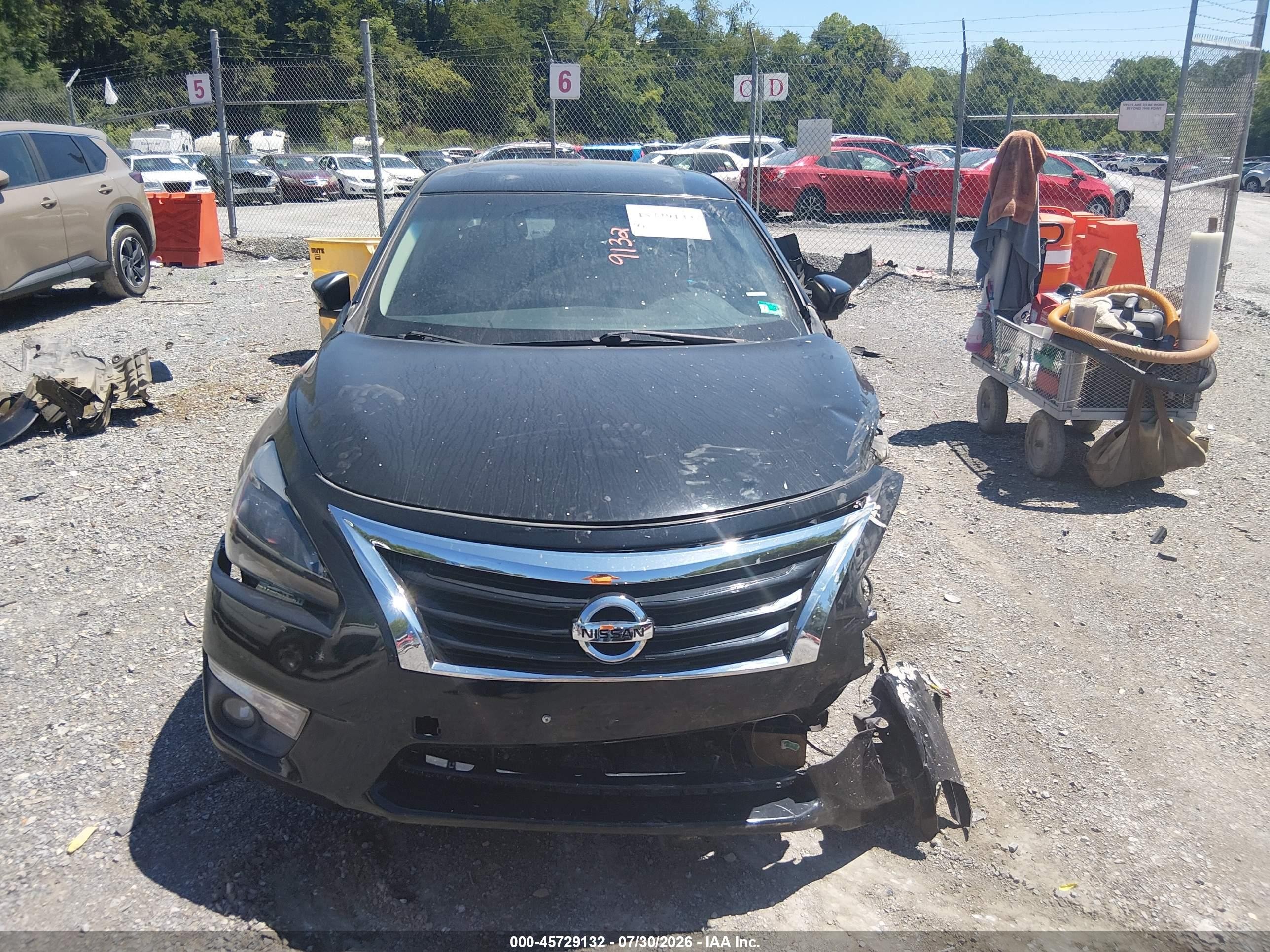2014 Nissan Altima 2.5 Sl Black vin: 1N4AL3AP1EN330092