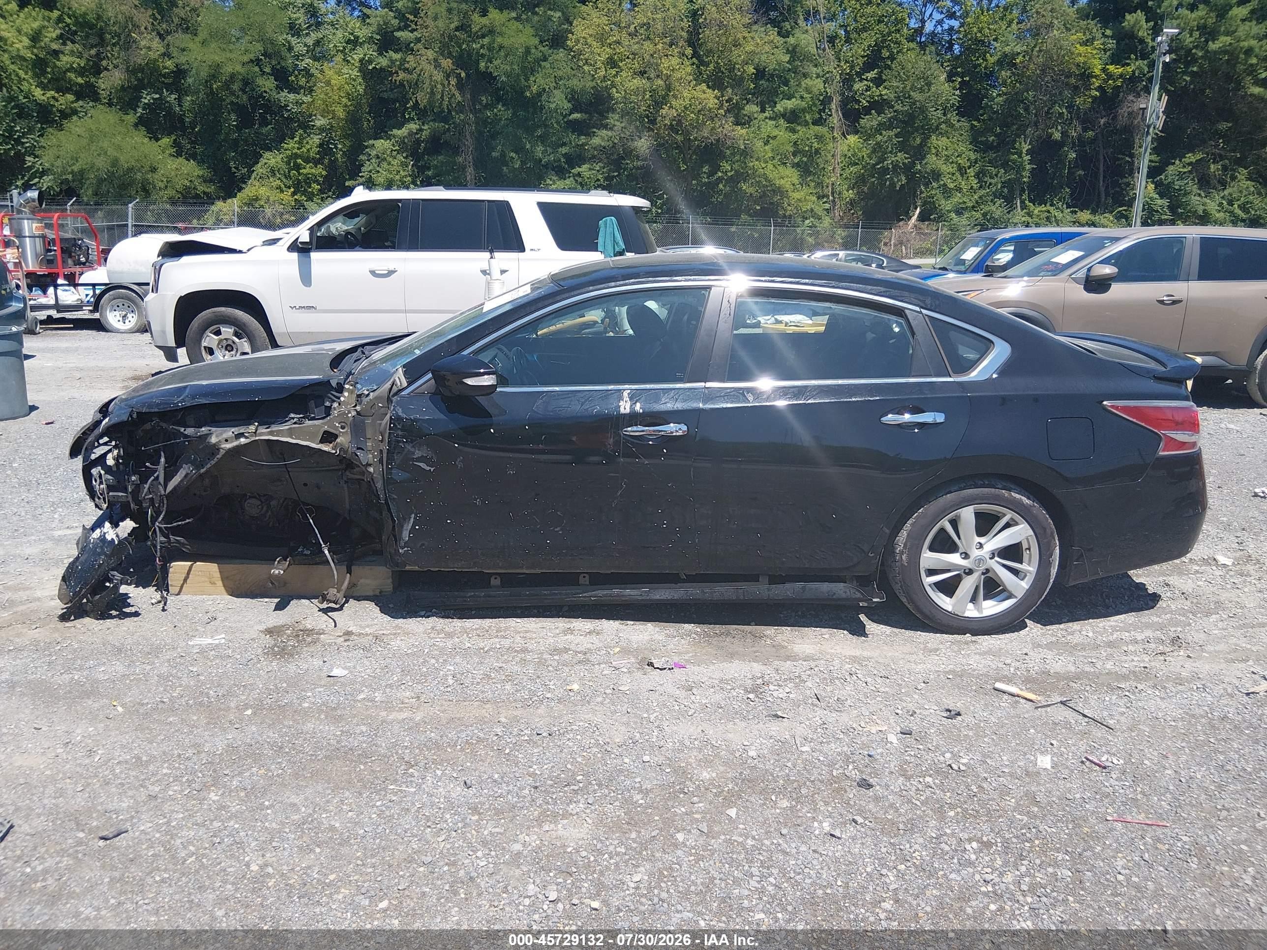 2014 Nissan Altima 2.5 Sl Black vin: 1N4AL3AP1EN330092