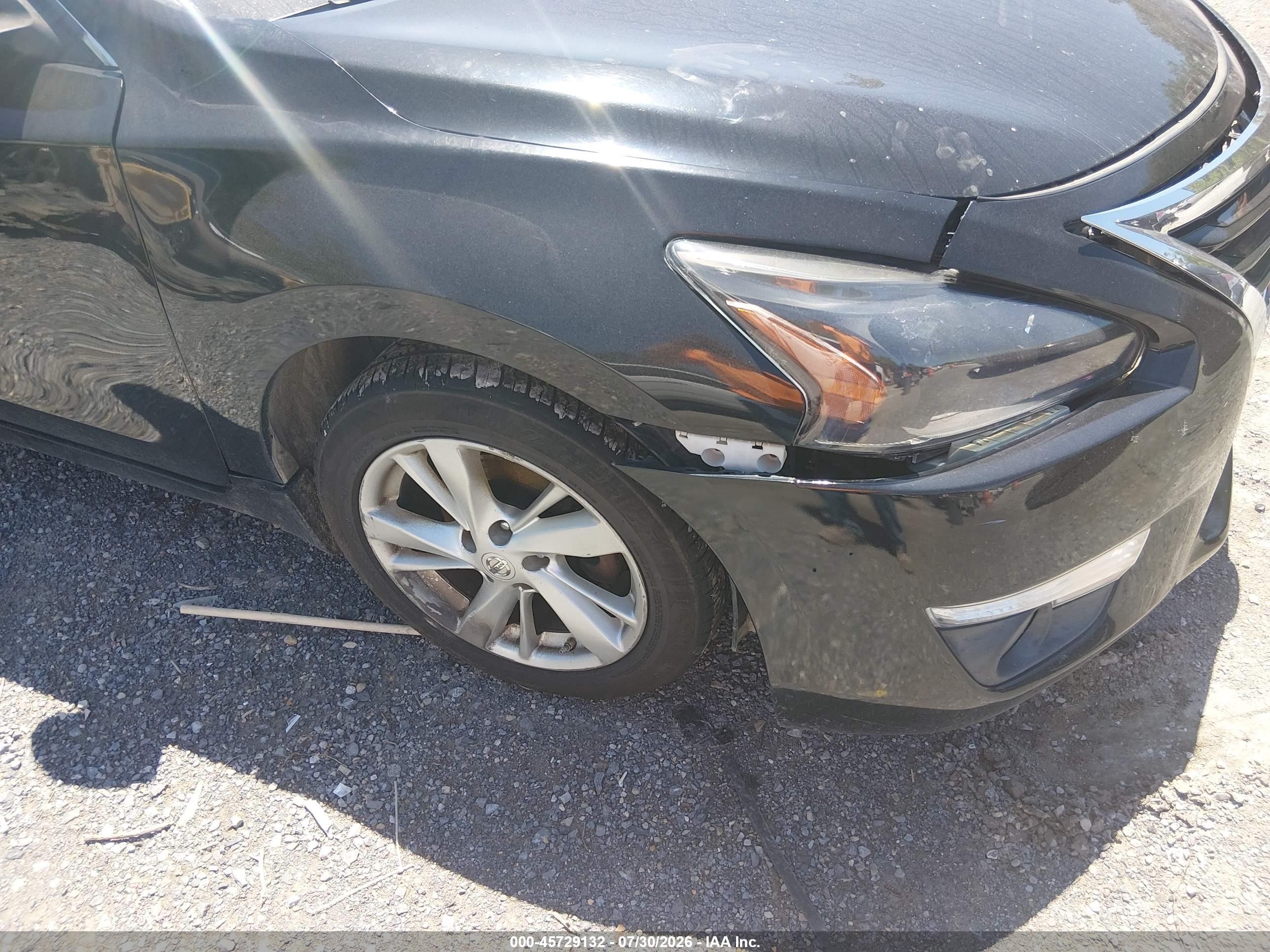 2014 Nissan Altima 2.5 Sl Black vin: 1N4AL3AP1EN330092