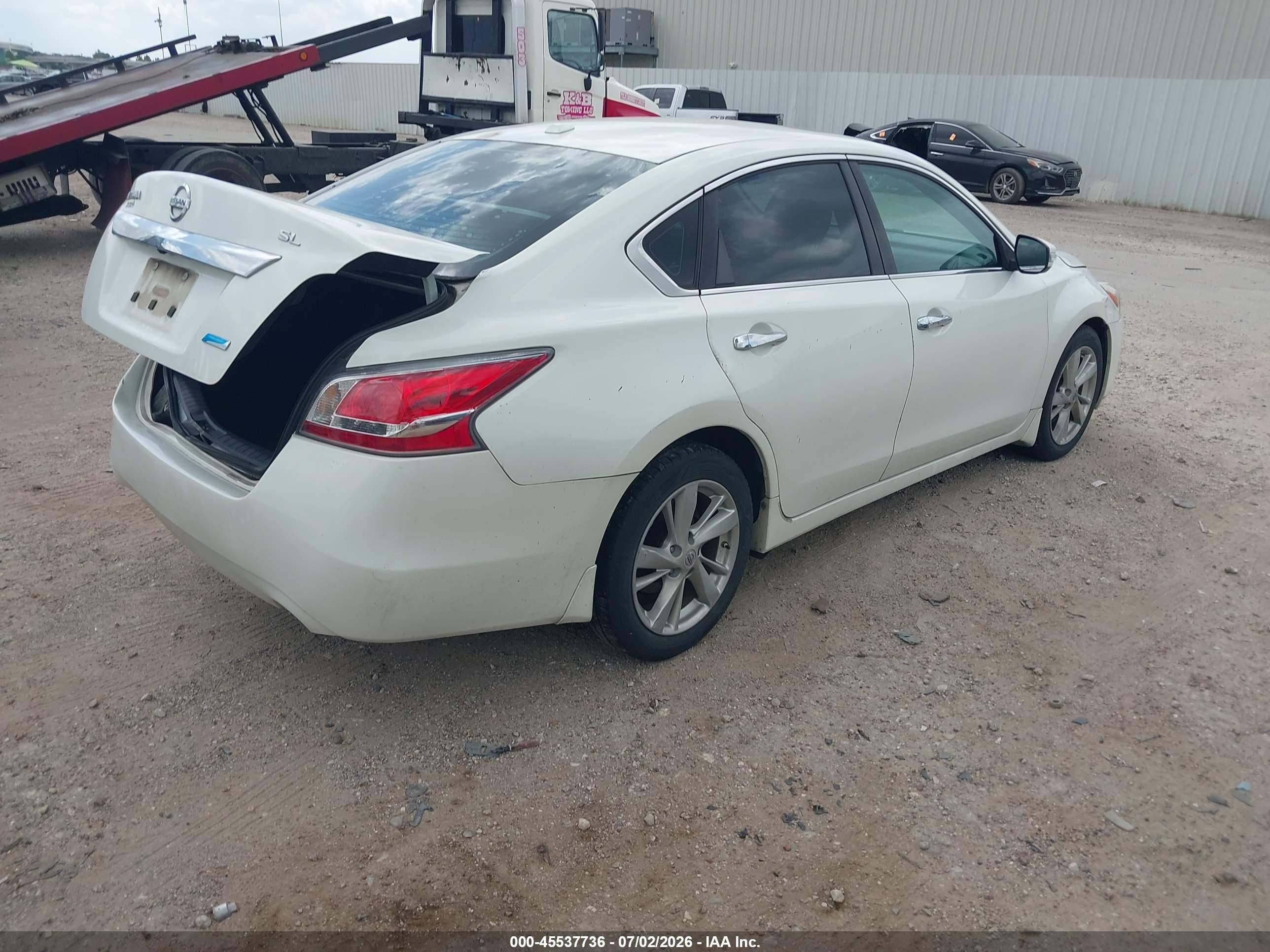 2014 Nissan Altima 2.5 Sl White vin: 1N4AL3AP1EN336068