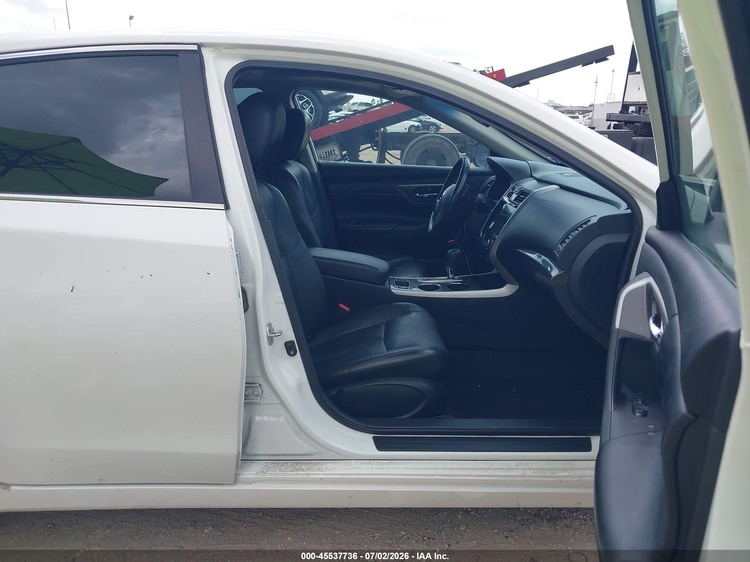 2014 Nissan Altima 2.5 Sl White vin: 1N4AL3AP1EN336068