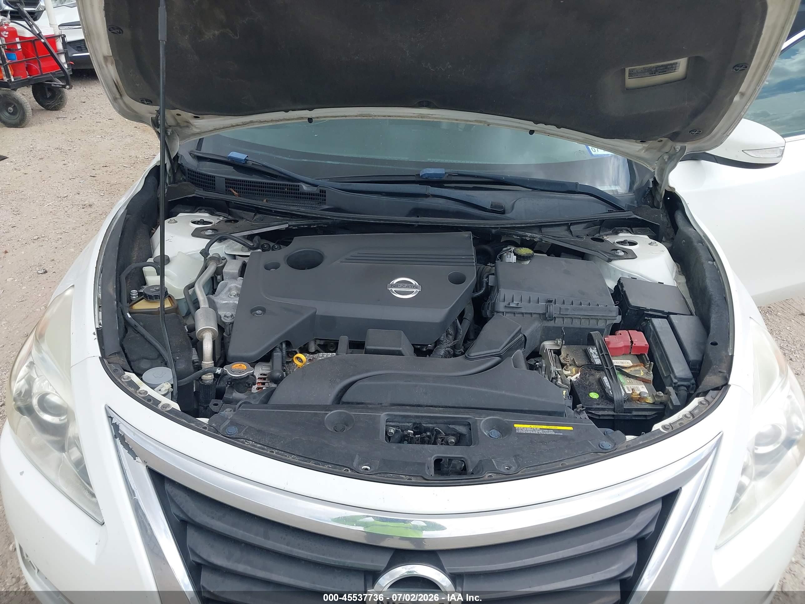 2014 Nissan Altima 2.5 Sl White vin: 1N4AL3AP1EN336068