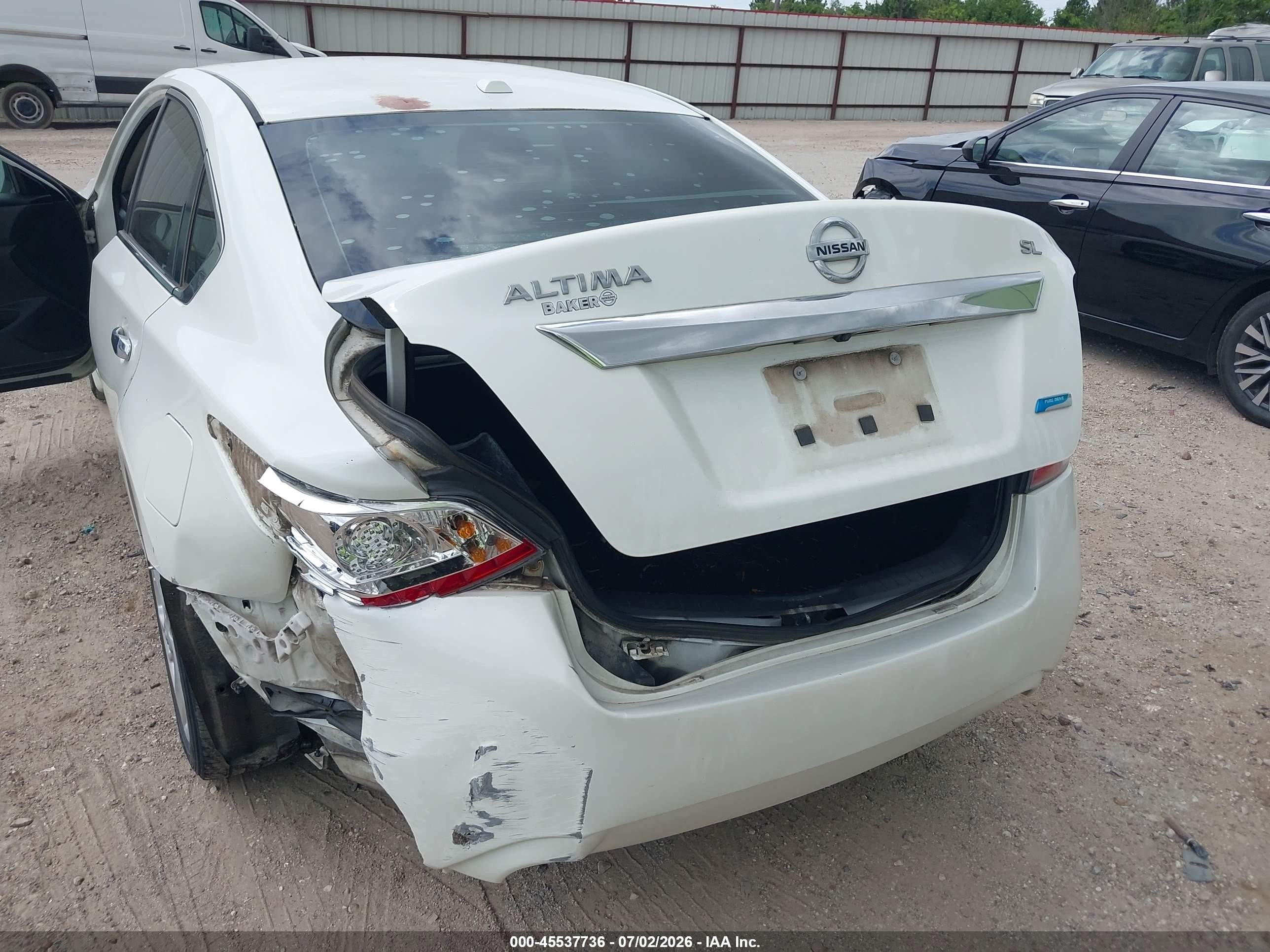 2014 Nissan Altima 2.5 Sl White vin: 1N4AL3AP1EN336068