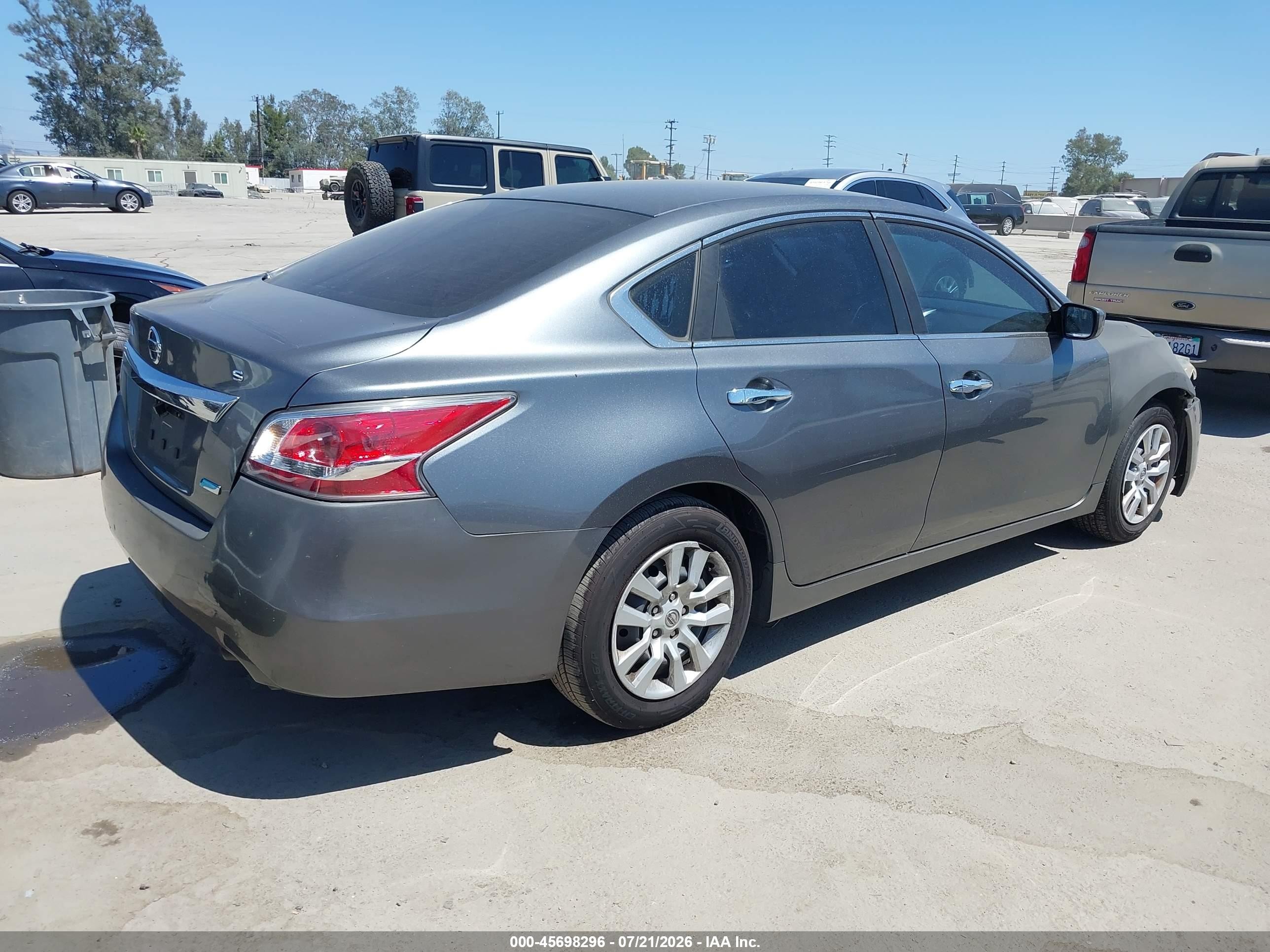 2014 Nissan Altima 2.5/2.5 S/2.5 Sl/2.5 Sv Gray vin: 1N4AL3AP1EN338385