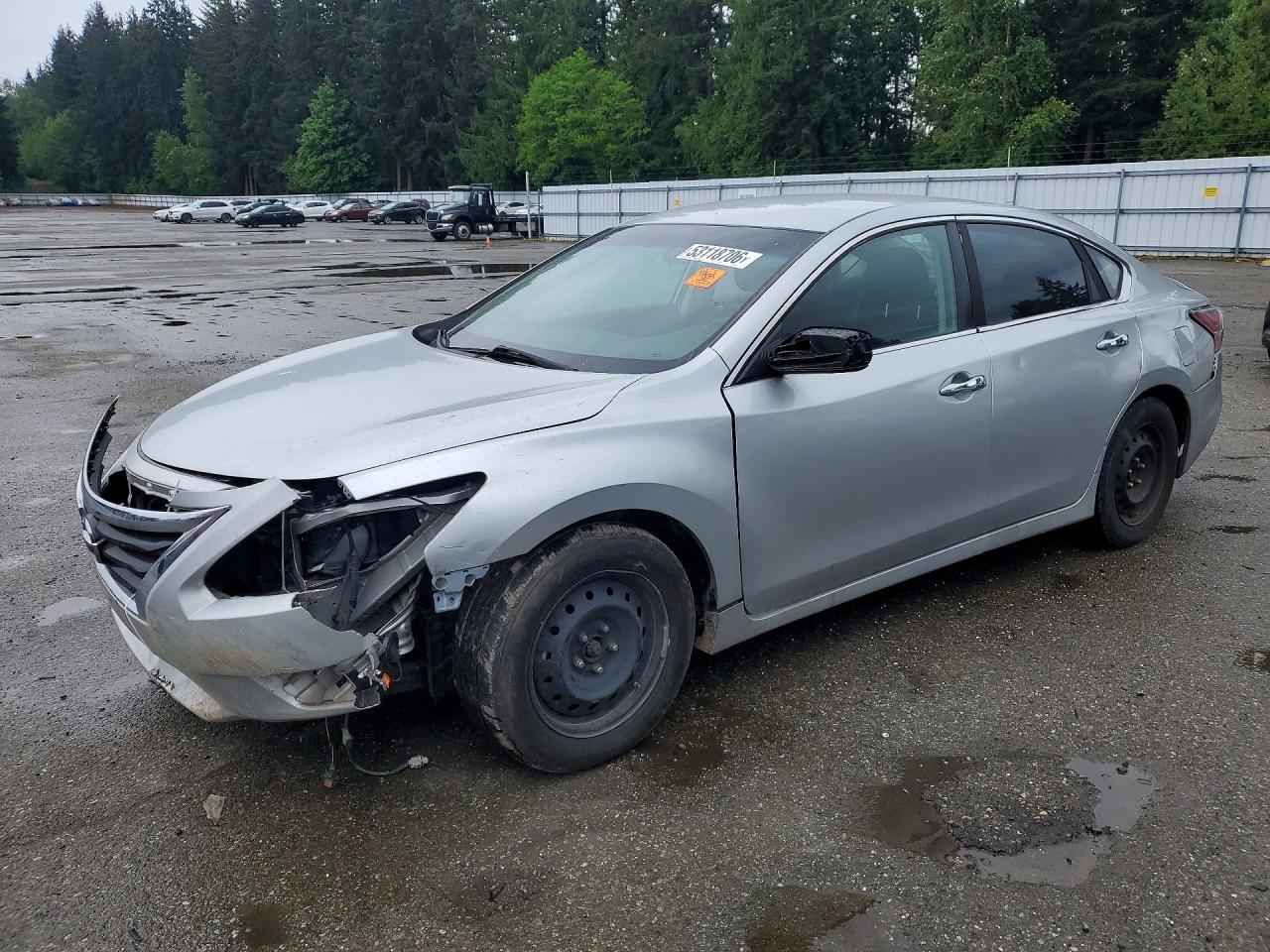 2014 Nissan Altima 2.5 S Silver vin: 1N4AL3AP1EN349208