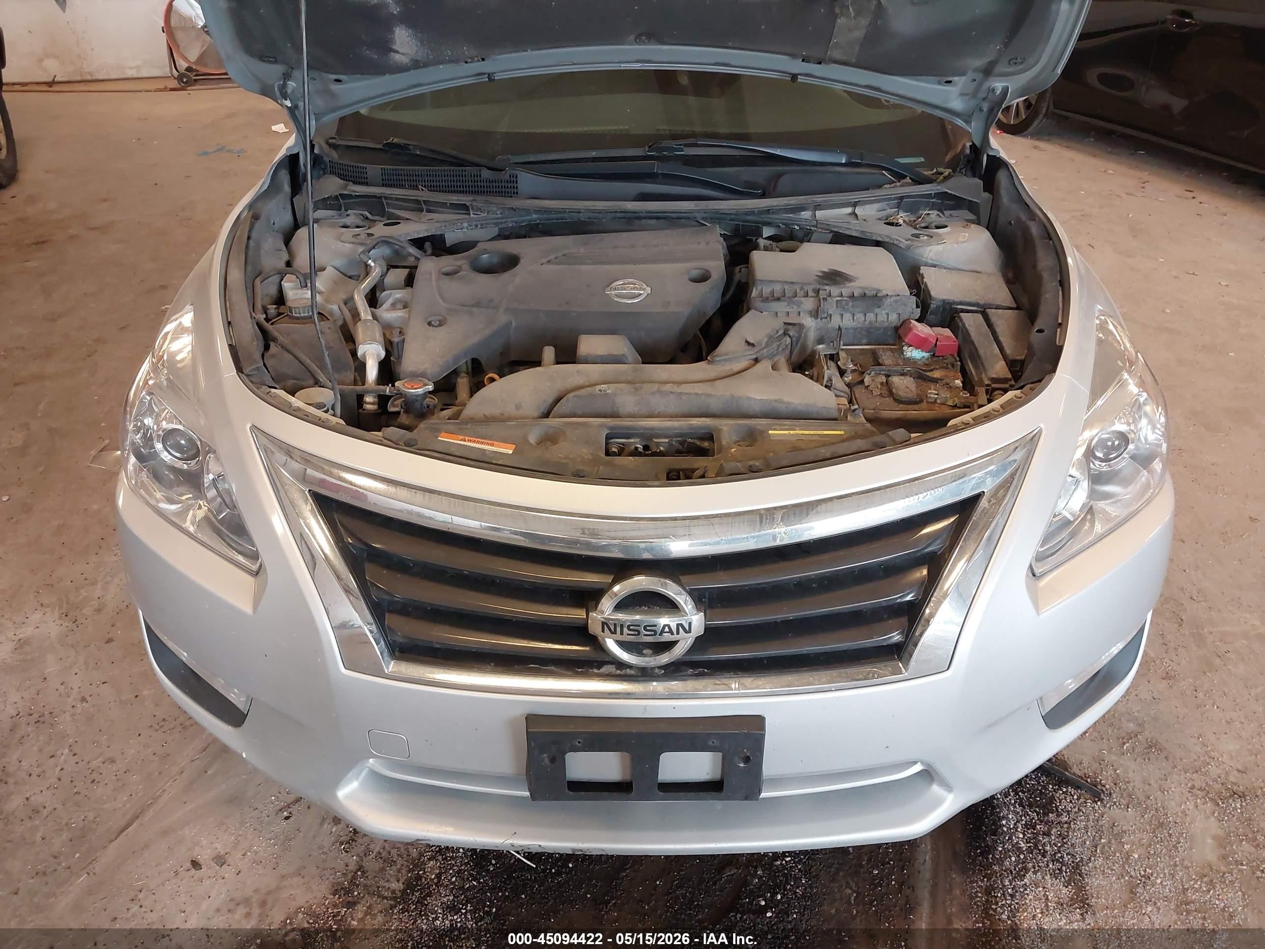 2014 Nissan Altima 2.5/2.5 S/2.5 Sl/2.5 Sv Silver vin: 1N4AL3AP1EN352223