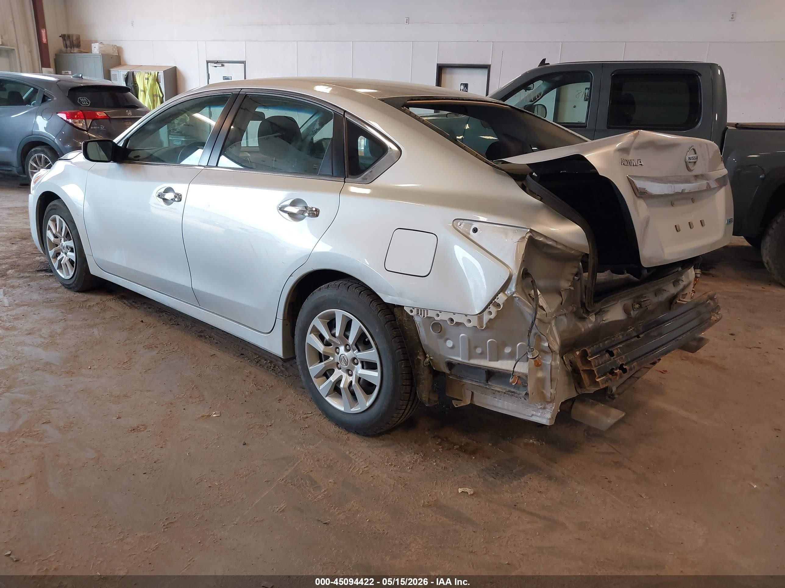 2014 Nissan Altima 2.5/2.5 S/2.5 Sl/2.5 Sv Silver vin: 1N4AL3AP1EN352223