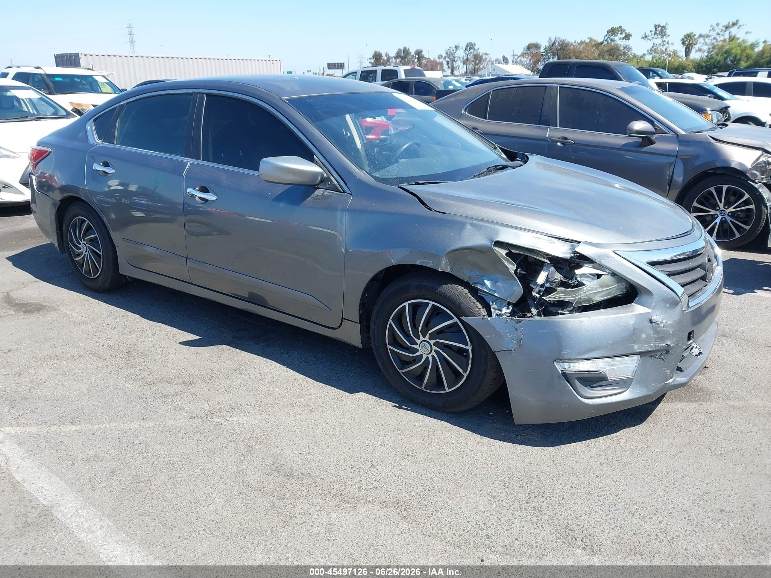 2014 Nissan Altima 2.5 S Gray vin: 1N4AL3AP1EN361598