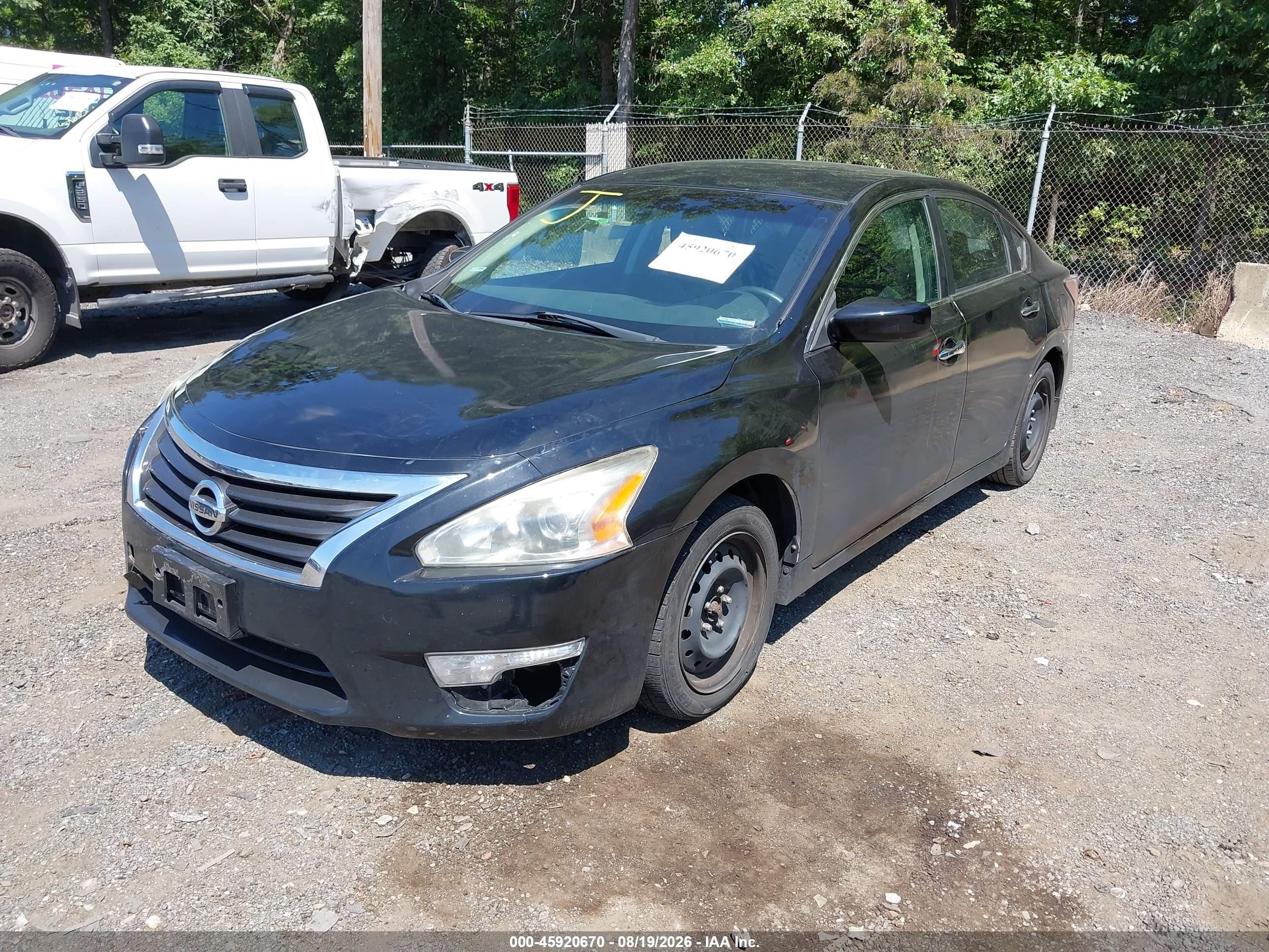 2014 Nissan Altima 2.5 S Black vin: 1N4AL3AP1EN361794