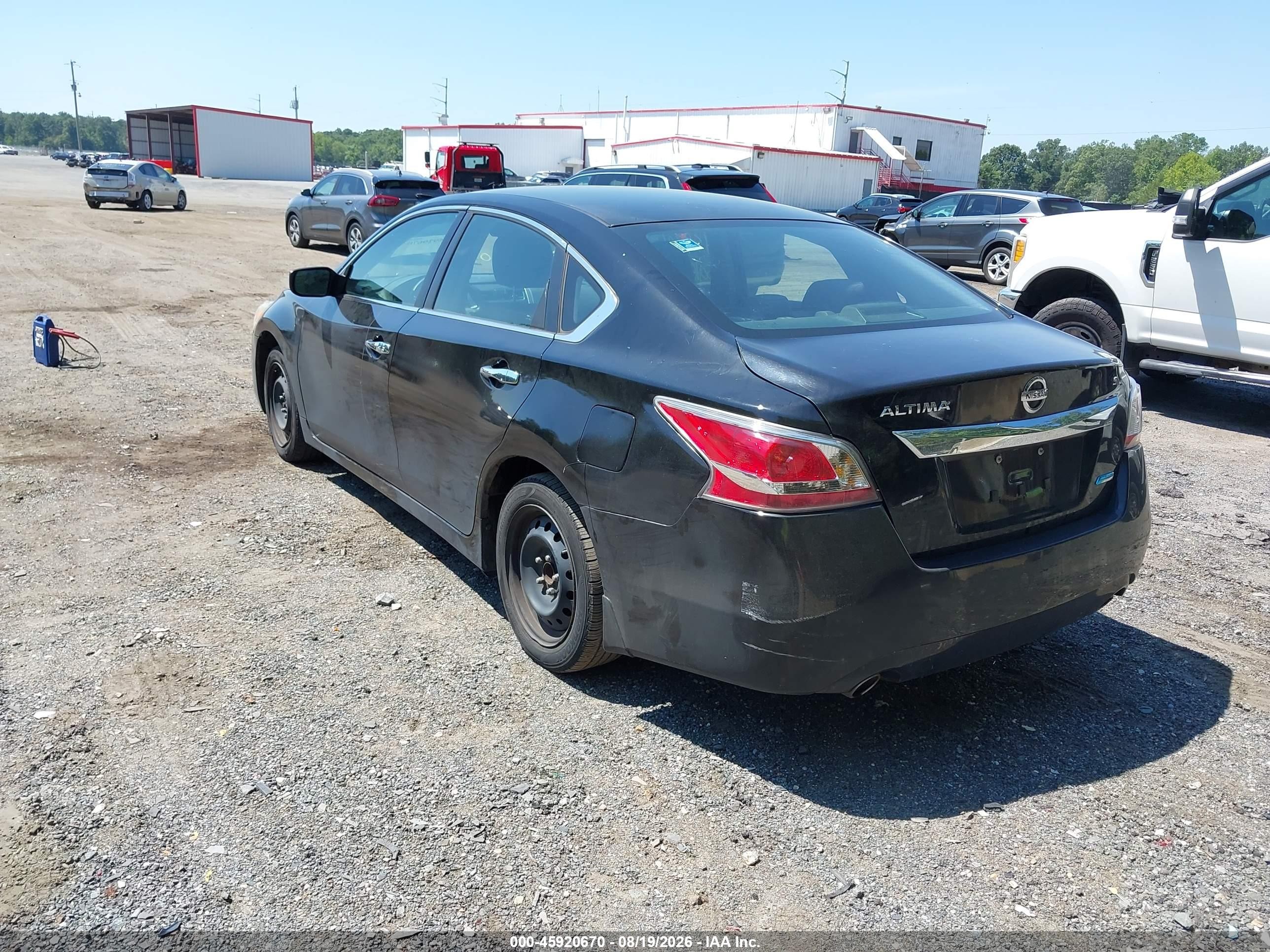 2014 Nissan Altima 2.5 S Black vin: 1N4AL3AP1EN361794