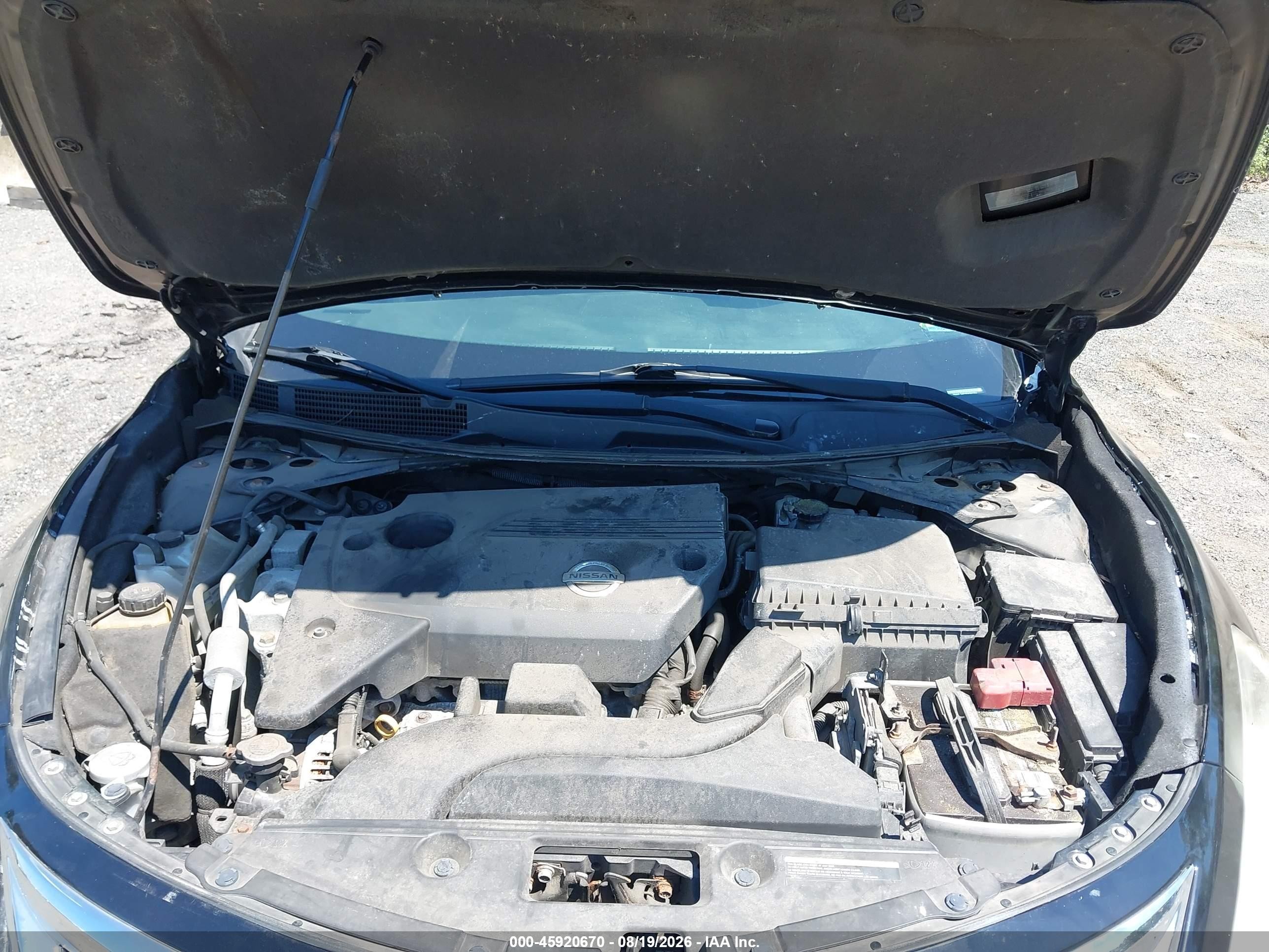 2014 Nissan Altima 2.5 S Black vin: 1N4AL3AP1EN361794