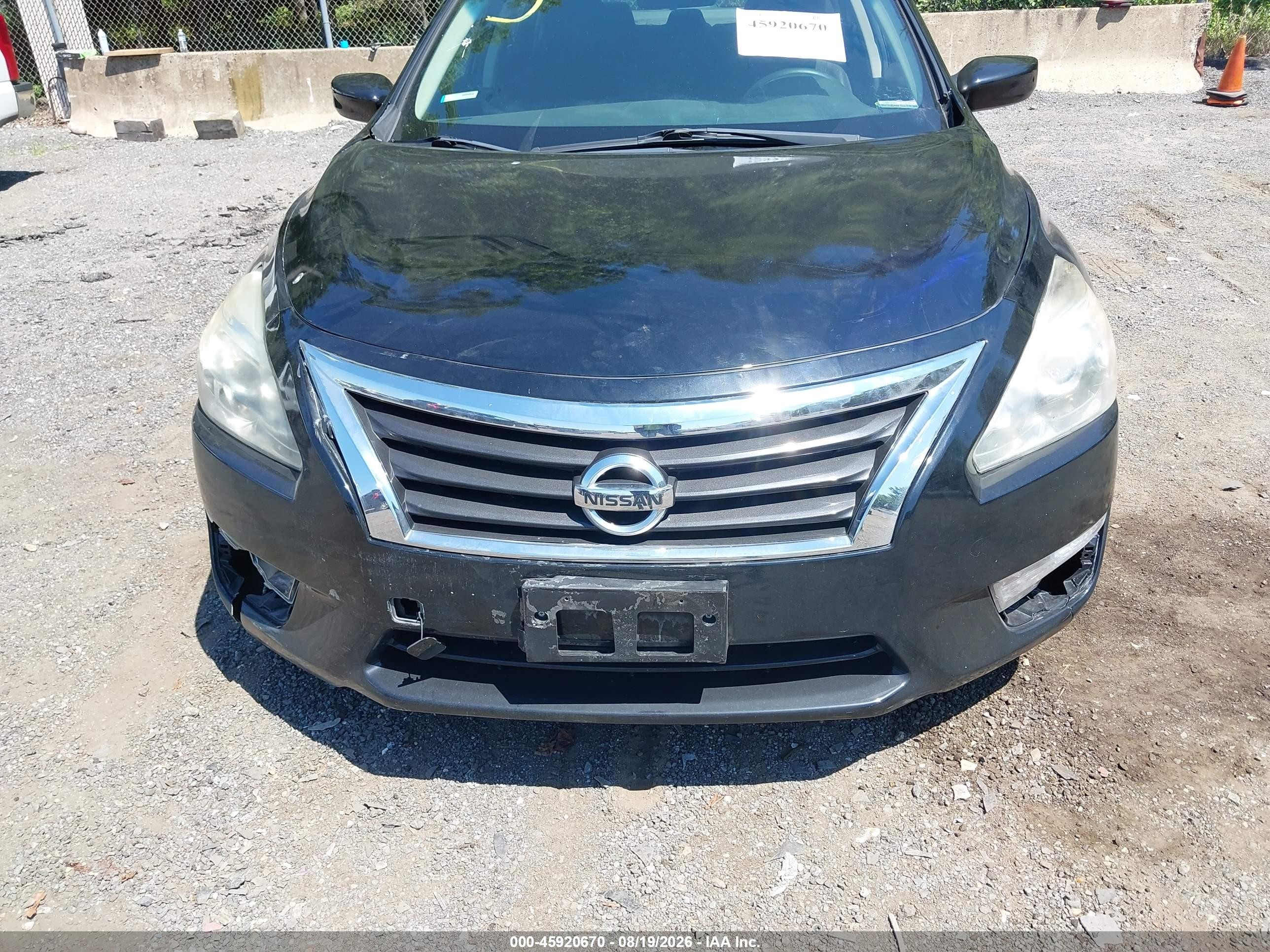 2014 Nissan Altima 2.5 S Black vin: 1N4AL3AP1EN361794