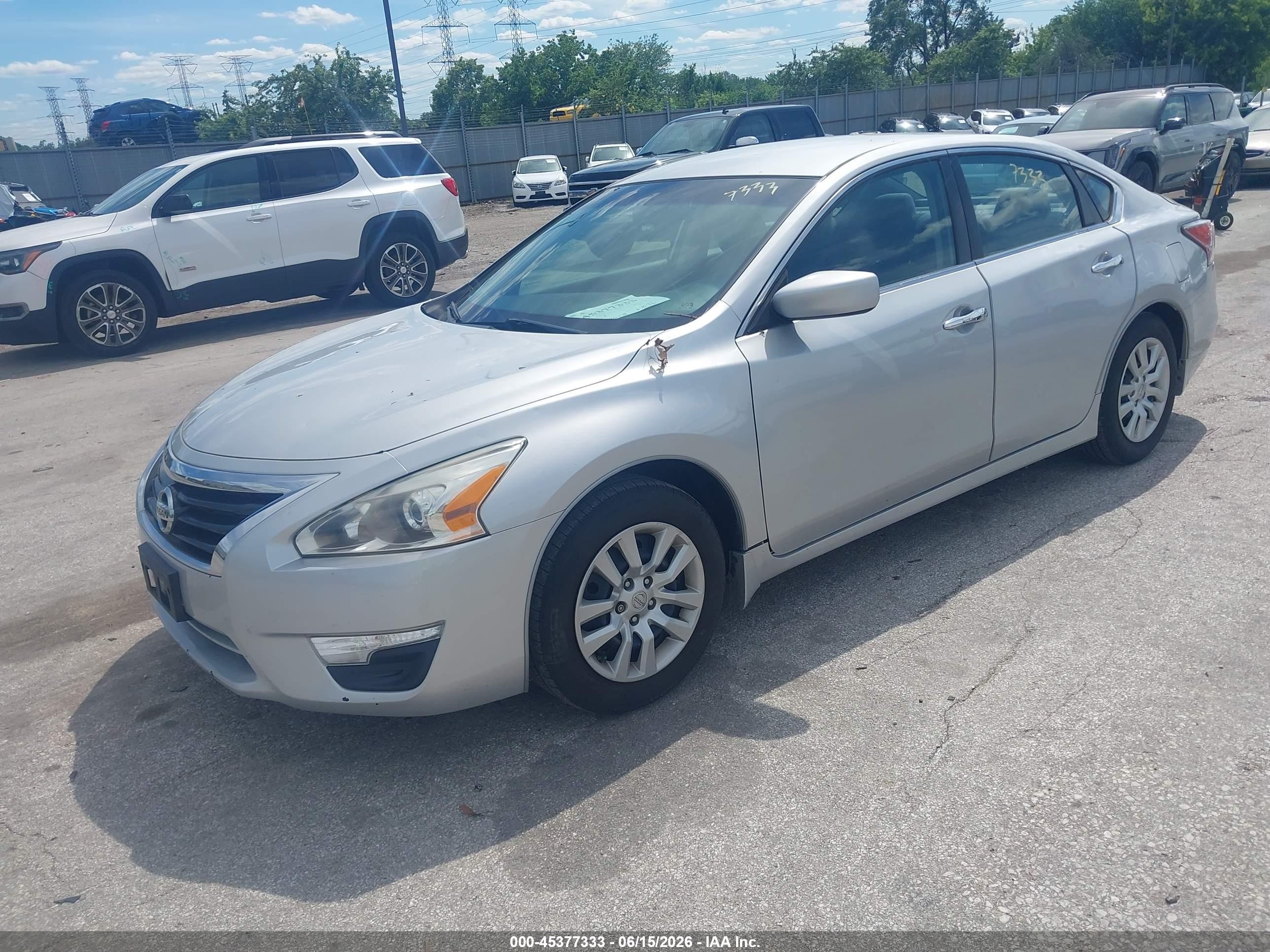 2014 Nissan Altima 2.5 S Серебряный vin: 1N4AL3AP1EN376618