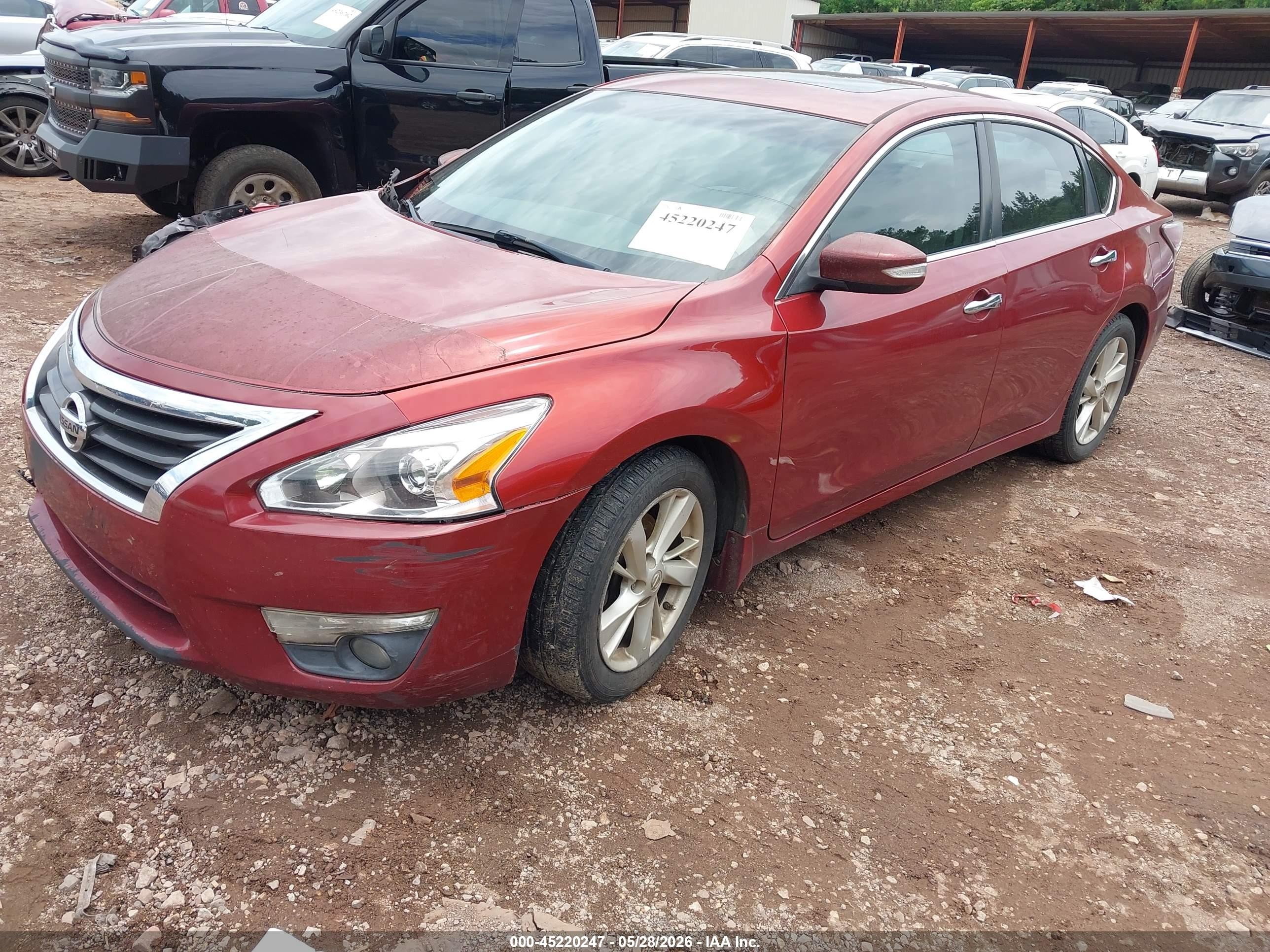 2015 Nissan Altima 2.5 Sv Красный vin: 1N4AL3AP1FC105457