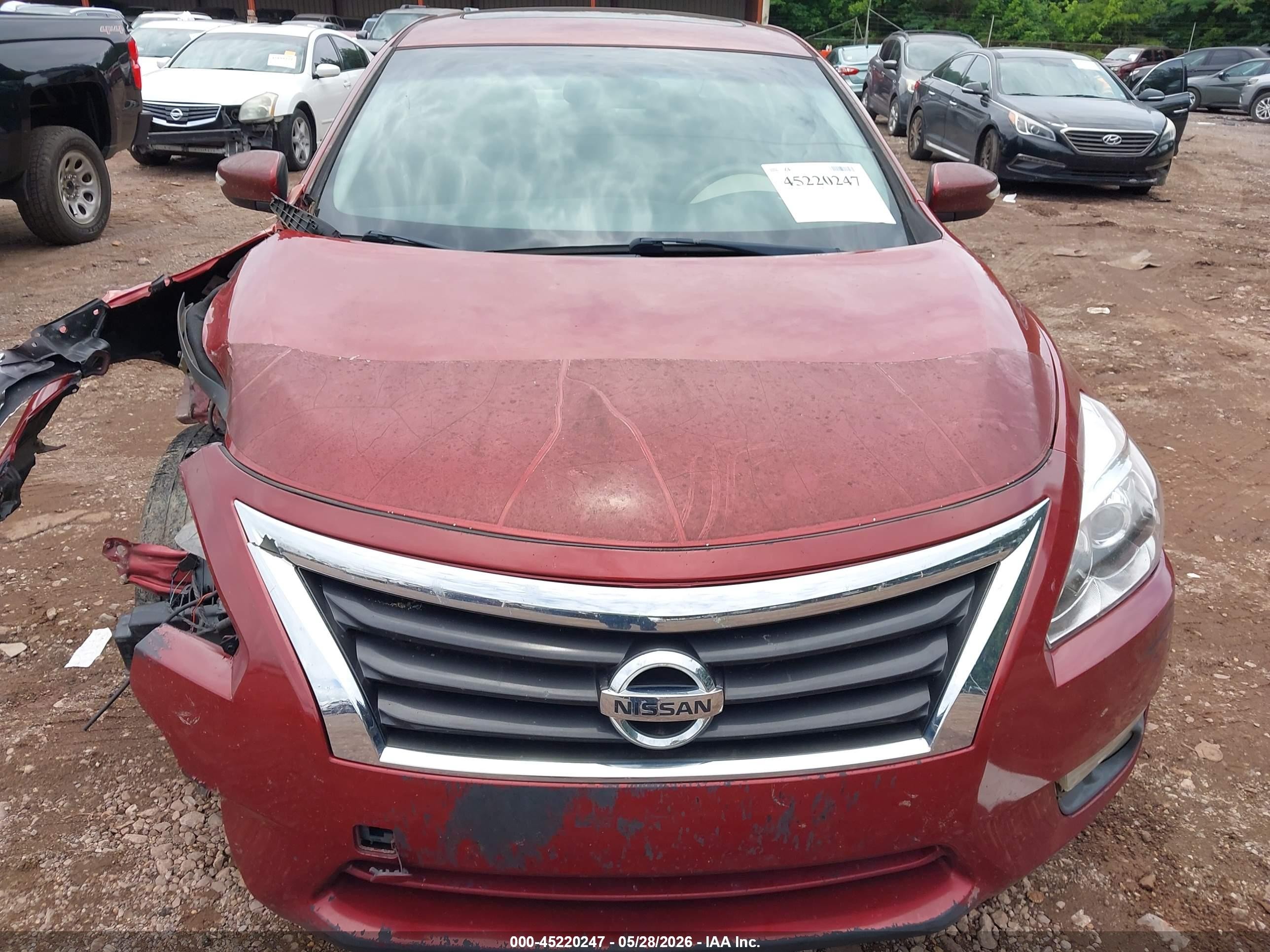 2015 Nissan Altima 2.5 Sv Красный vin: 1N4AL3AP1FC105457