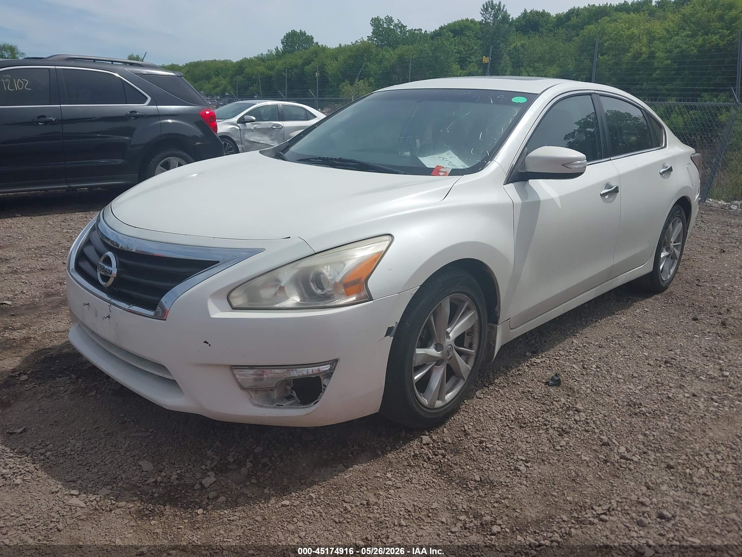 2015 Nissan Altima 2.5 Sv Белый vin: 1N4AL3AP1FC125255