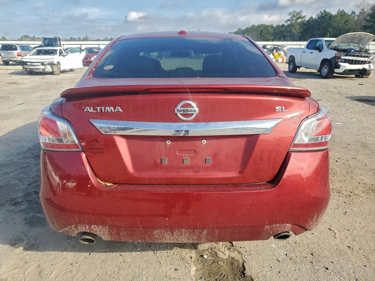 2015 Nissan Altima 2.5 Красный vin: 1N4AL3AP1FC134795