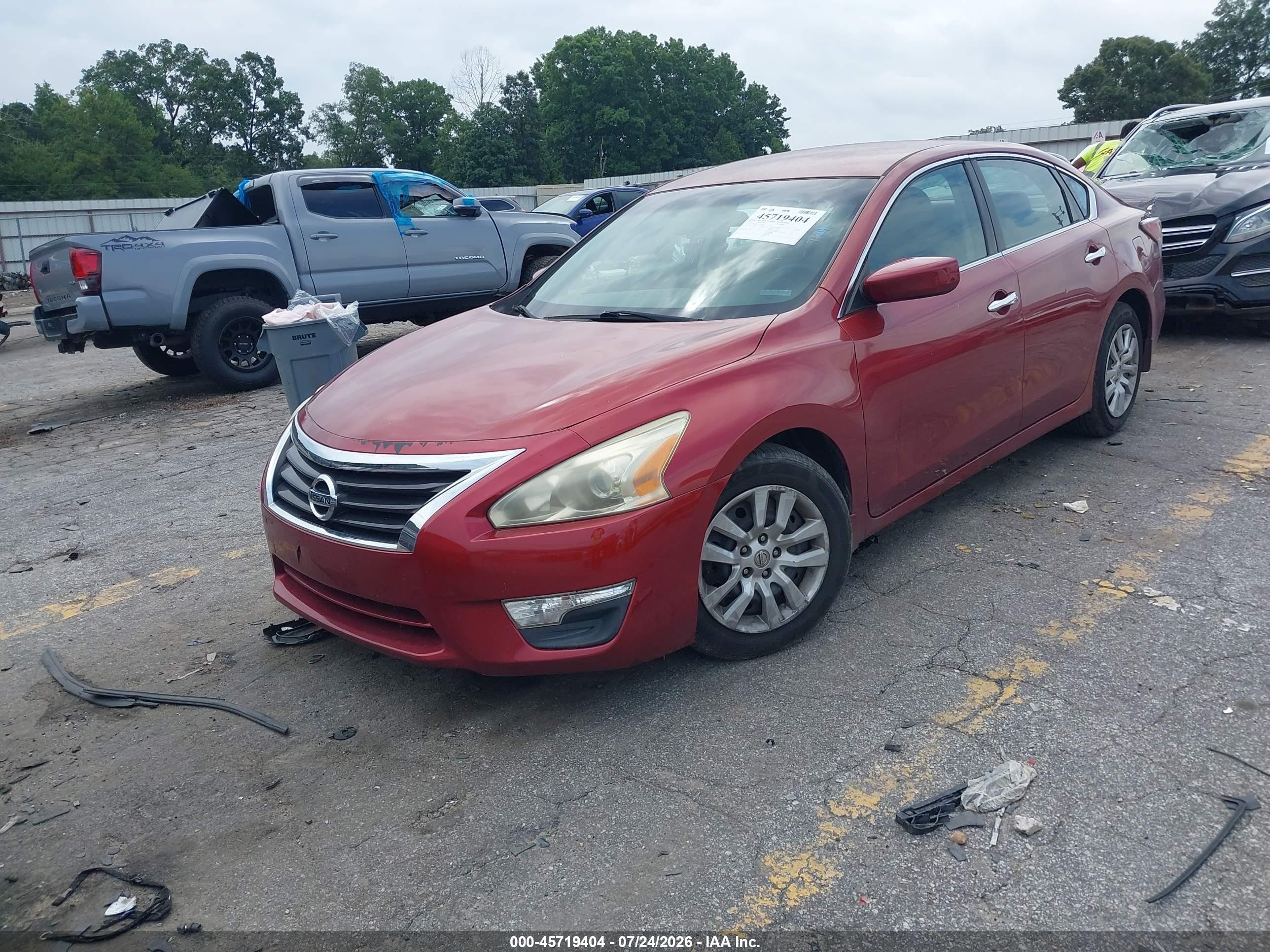 2015 Nissan Altima 2.5 S Red vin: 1N4AL3AP1FC145506