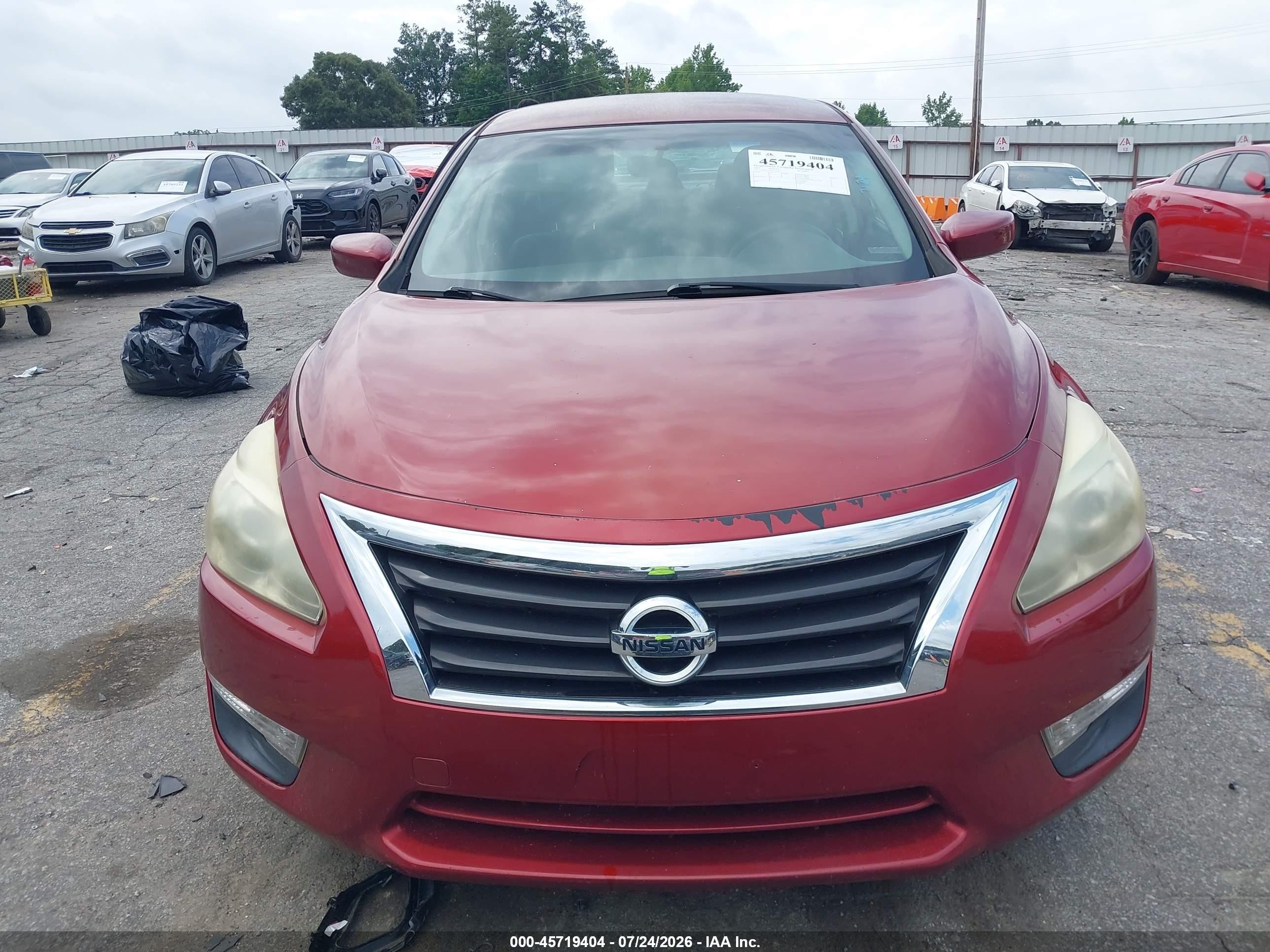 2015 Nissan Altima 2.5 S Red vin: 1N4AL3AP1FC145506