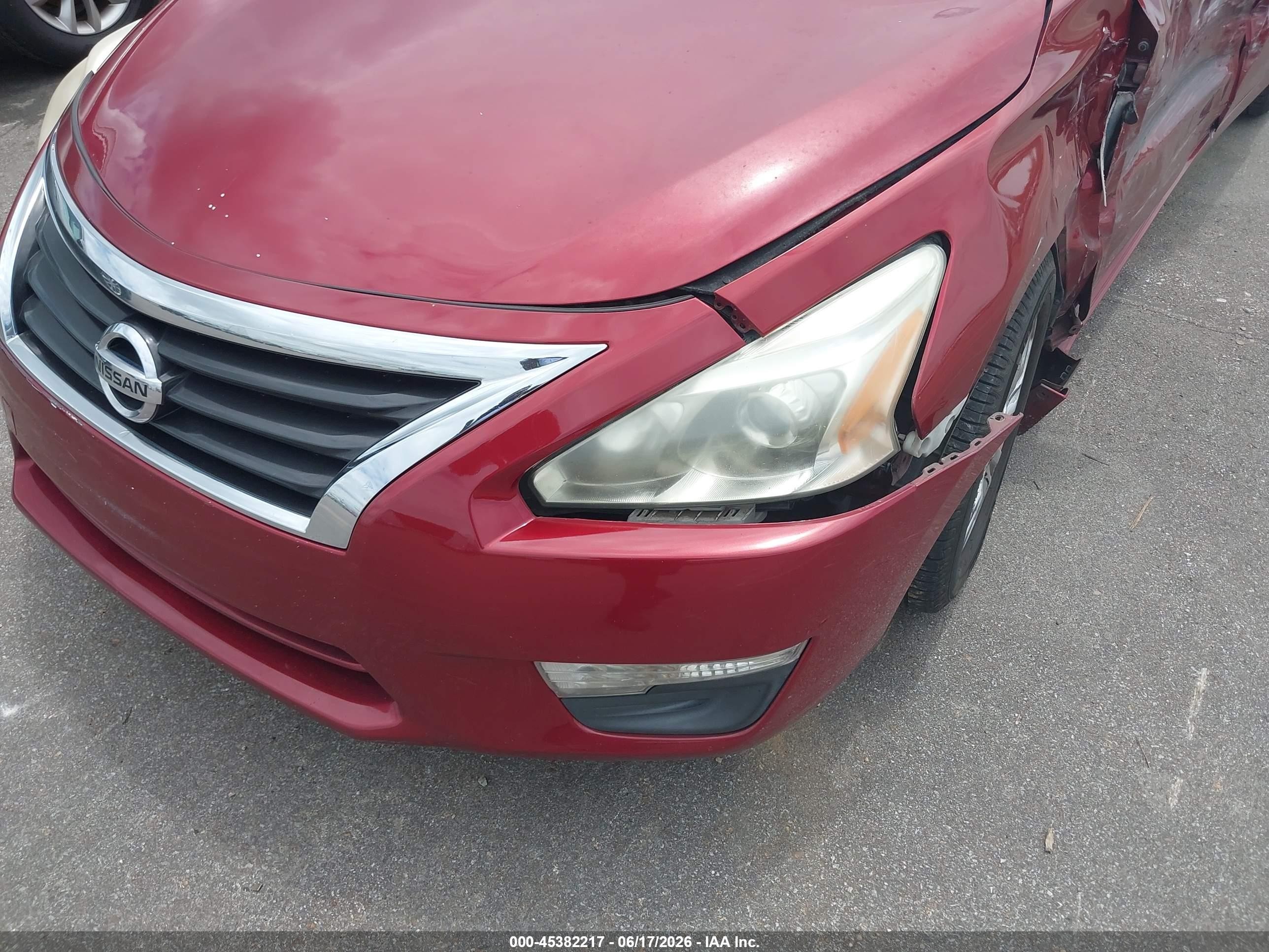2015 Nissan Altima 2.5 S Red vin: 1N4AL3AP1FC154996