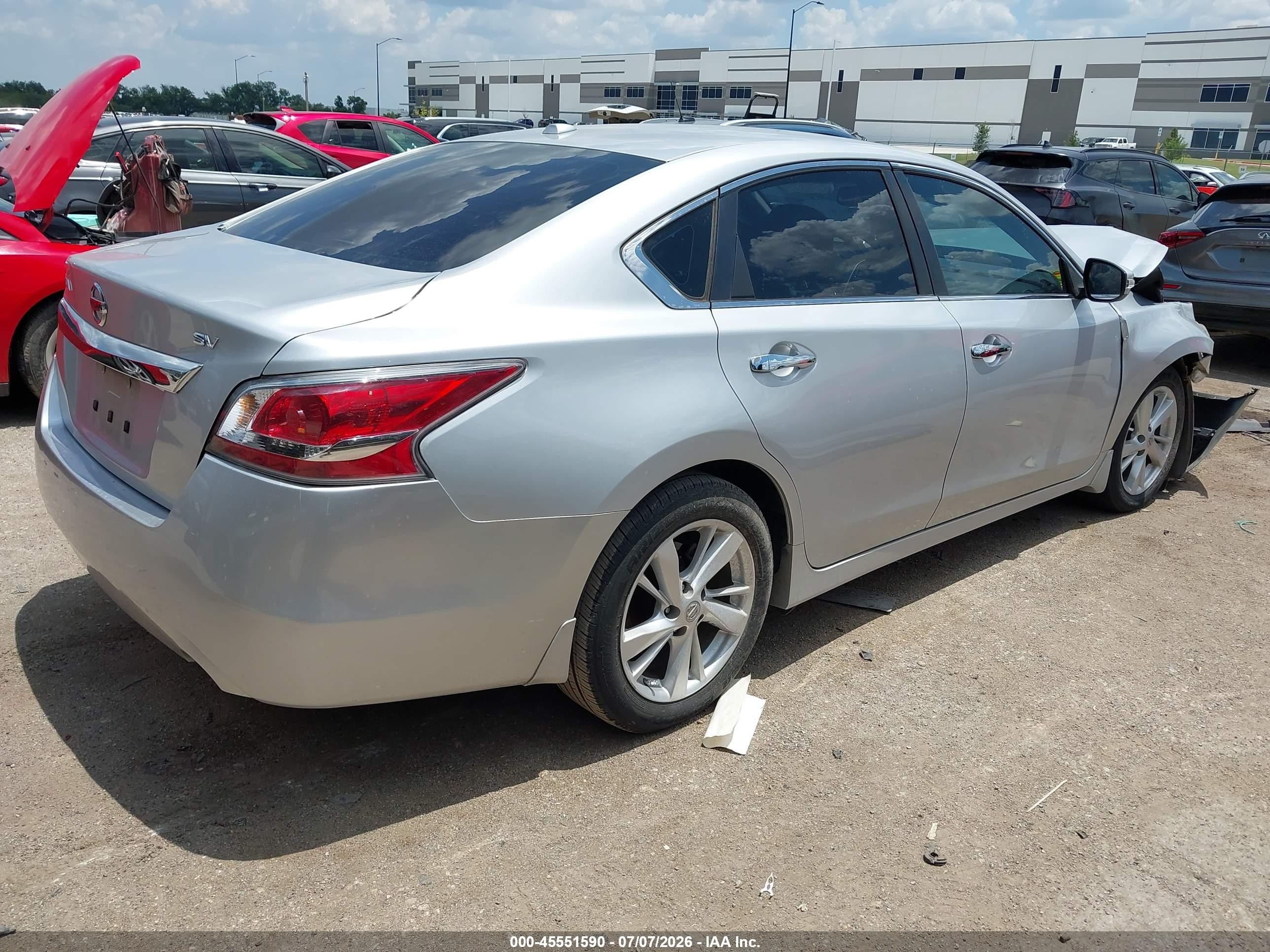 2015 Nissan Altima 2.5 Sv Серебряный vin: 1N4AL3AP1FC188193