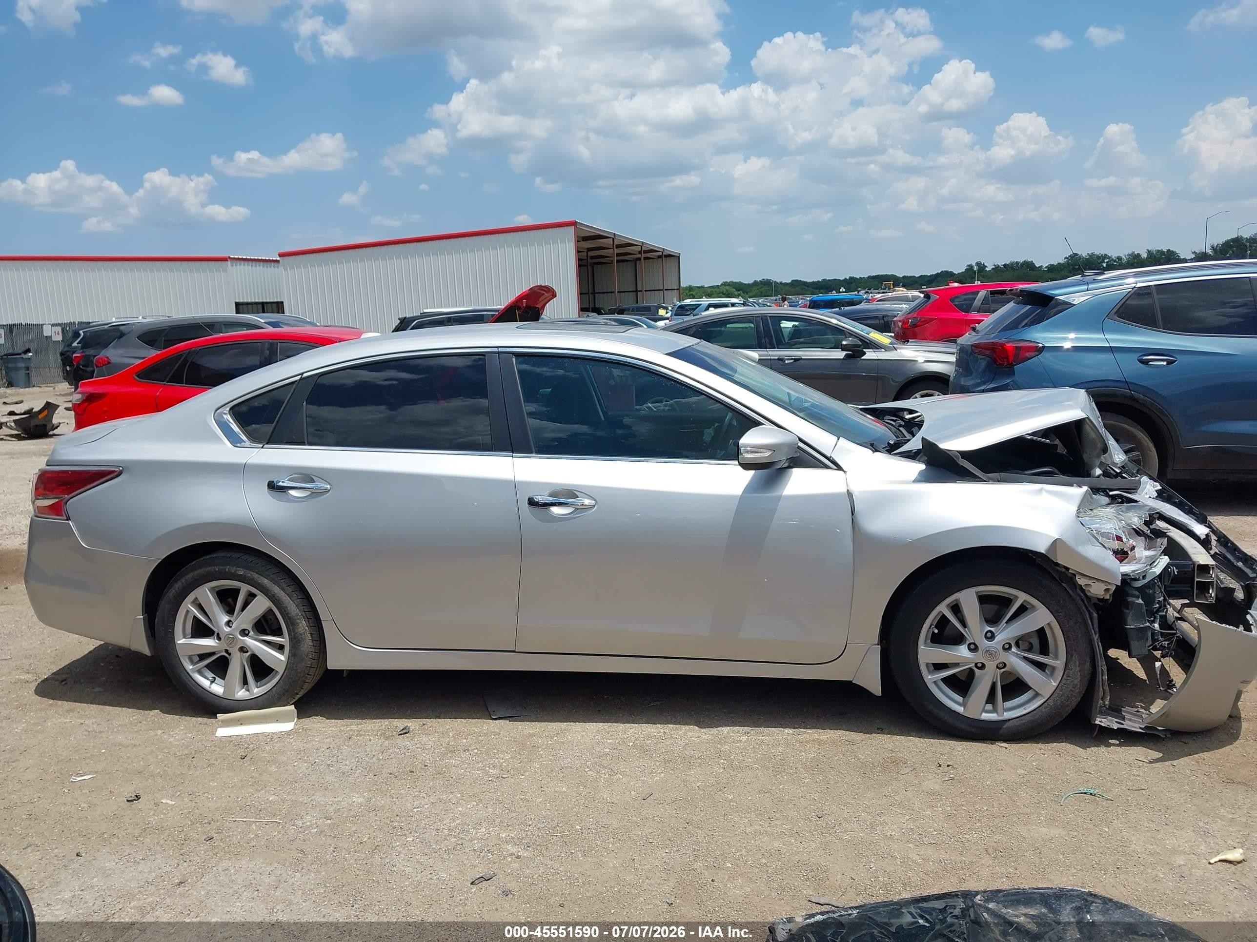 2015 Nissan Altima 2.5 Sv Серебряный vin: 1N4AL3AP1FC188193