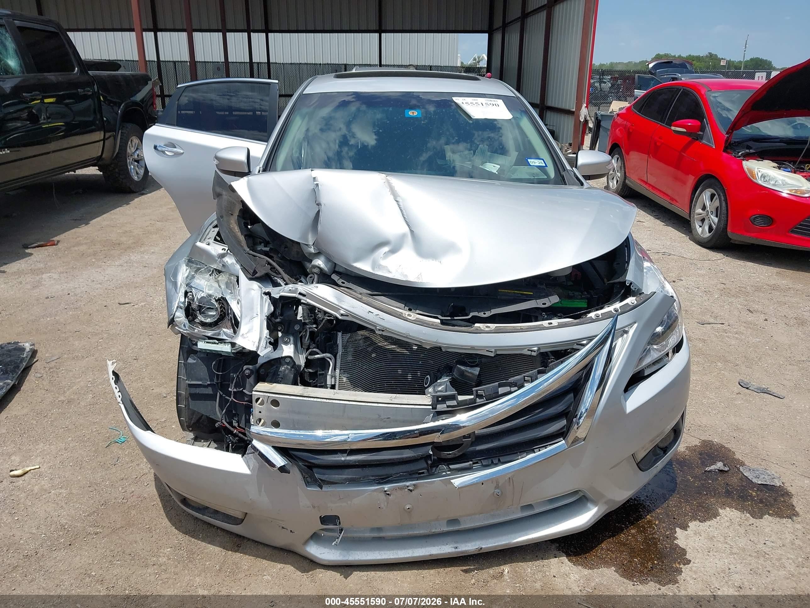 2015 Nissan Altima 2.5 Sv Серебряный vin: 1N4AL3AP1FC188193