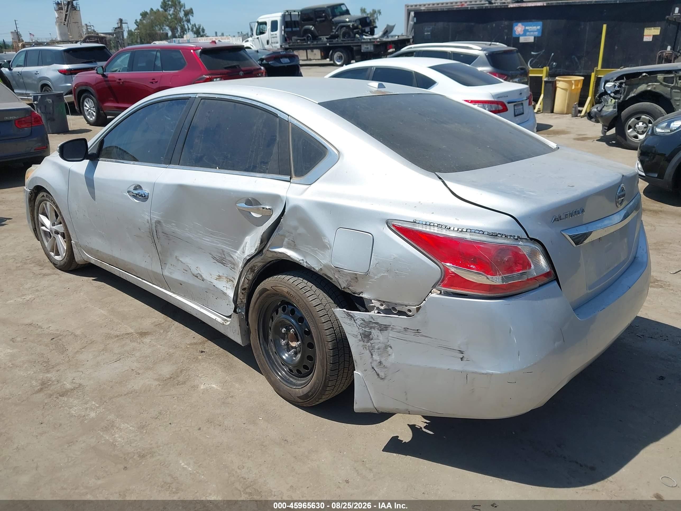 2015 Nissan Altima 2.5 Sv Silver vin: 1N4AL3AP1FC200746