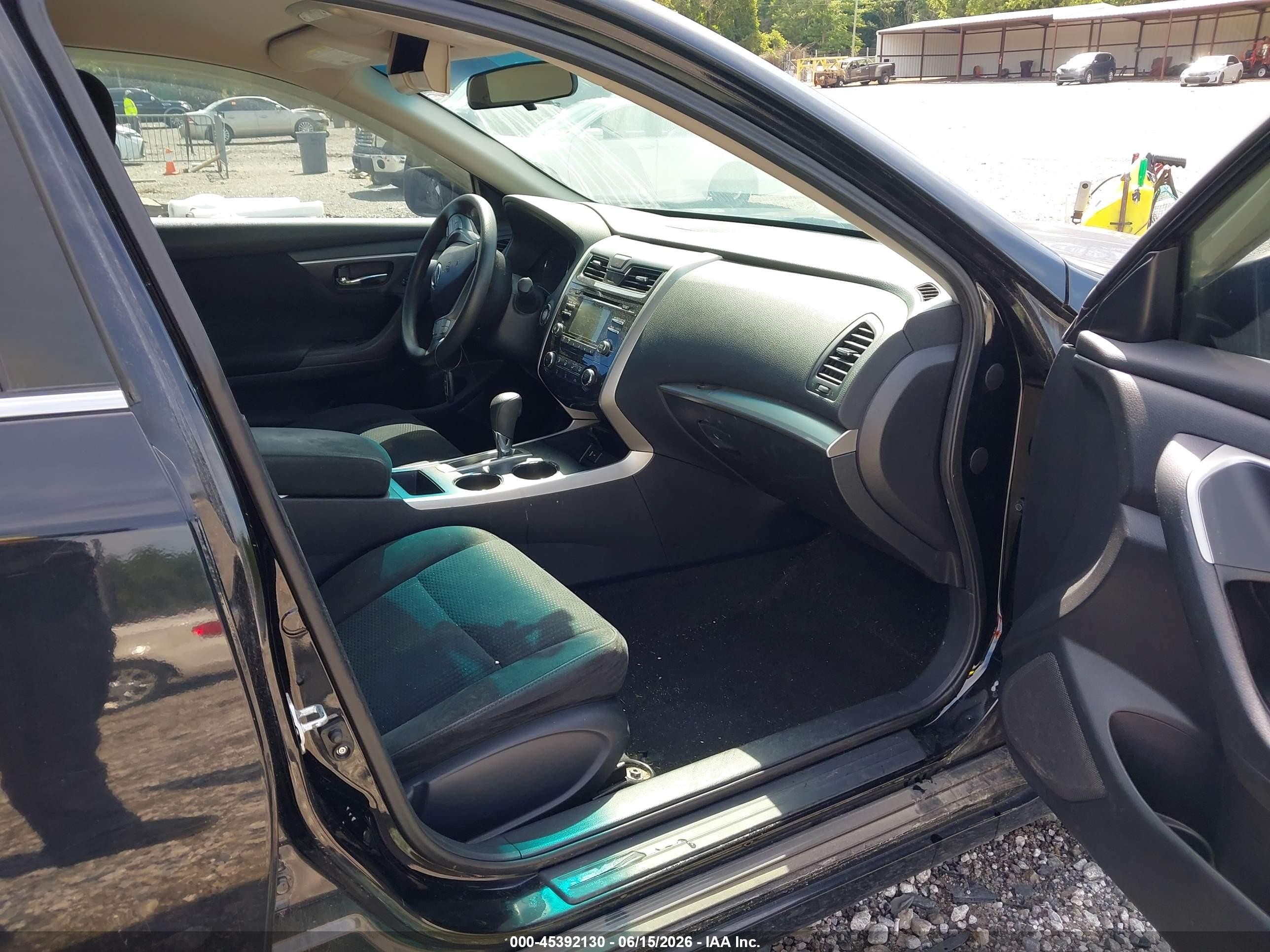 2015 Nissan Altima 2.5 S Black vin: 1N4AL3AP1FC204473