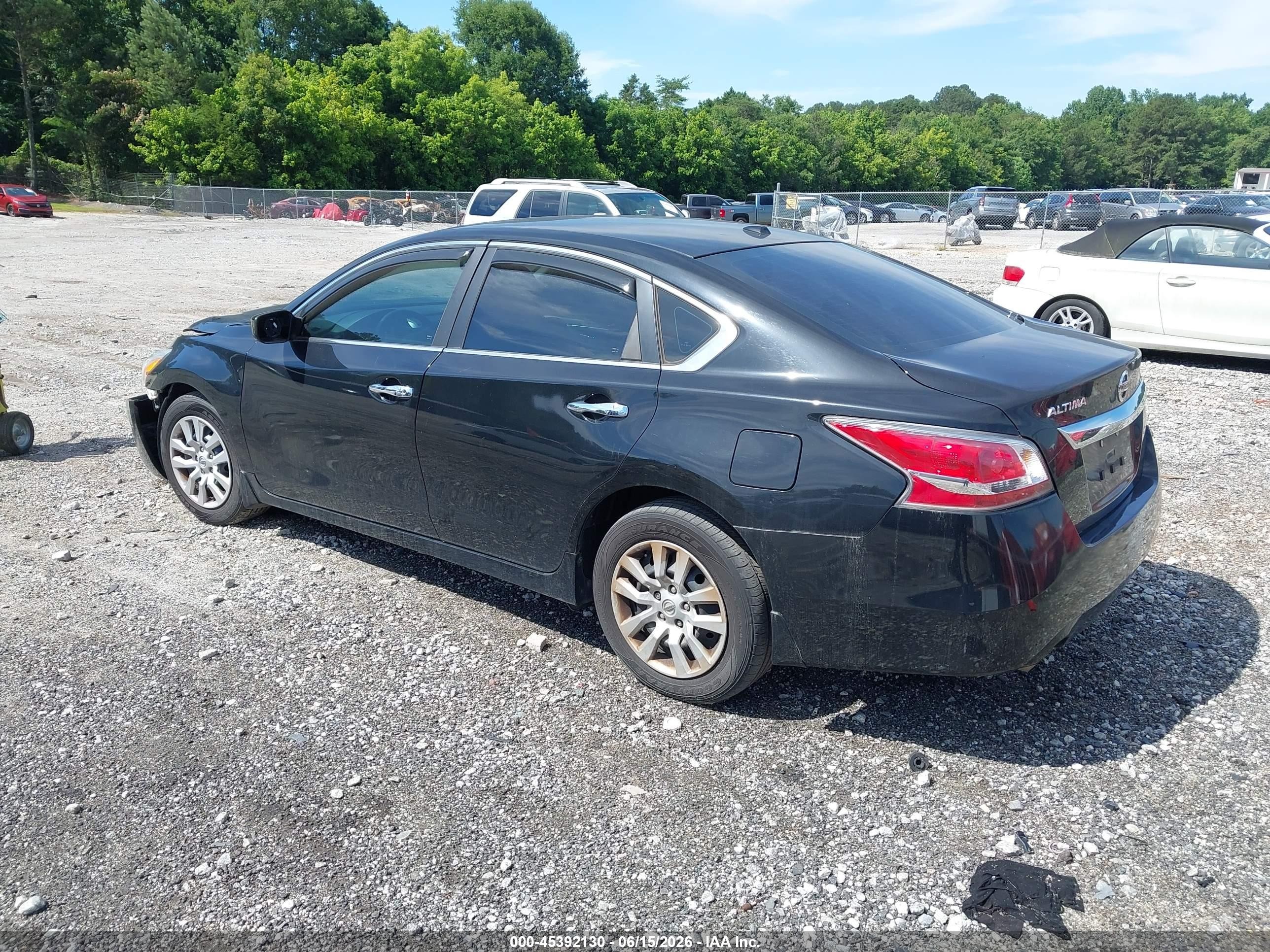 2015 Nissan Altima 2.5 S Black vin: 1N4AL3AP1FC204473