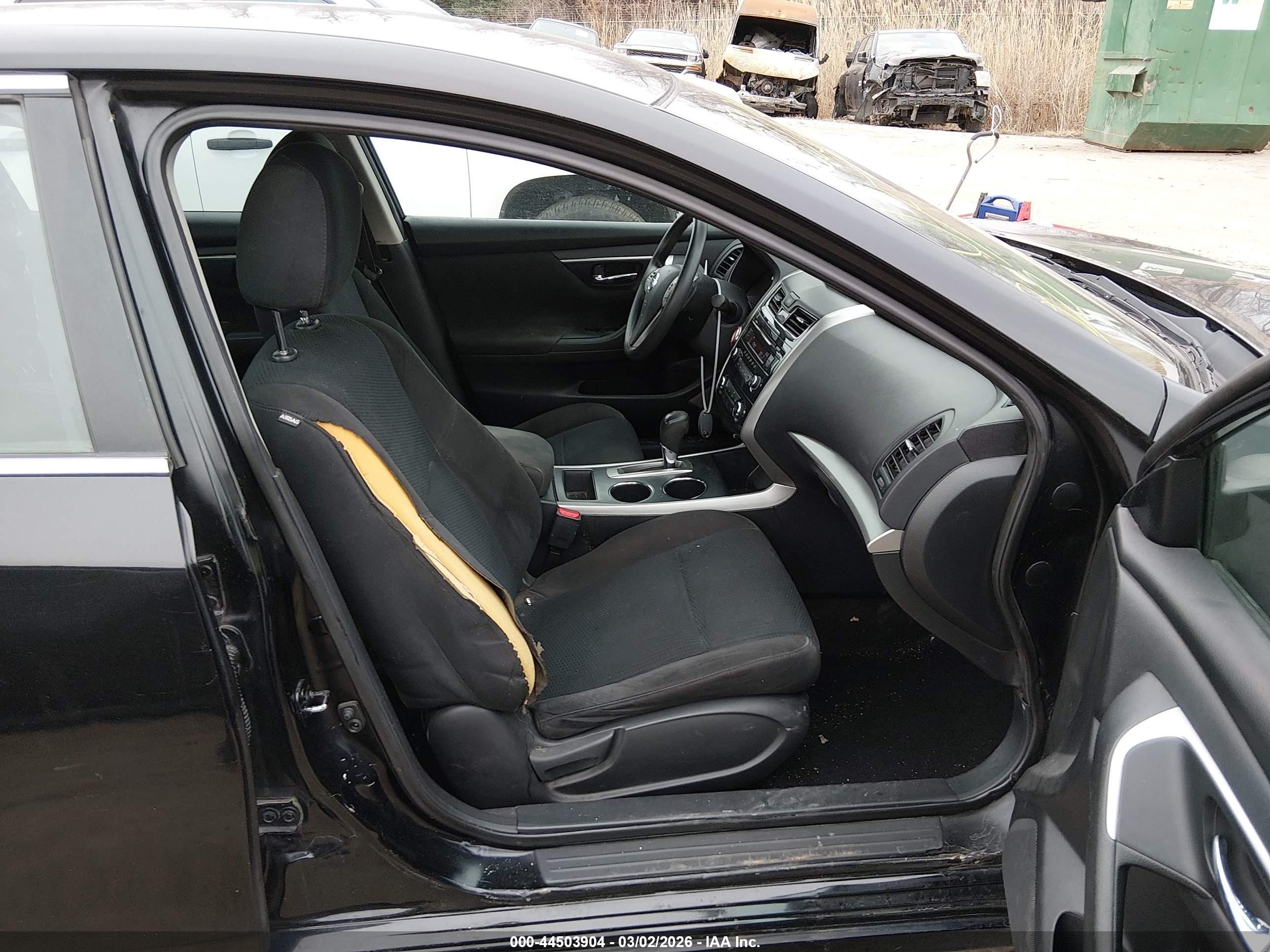 2015 Nissan Altima 2.5 S Black vin: 1N4AL3AP1FC219801