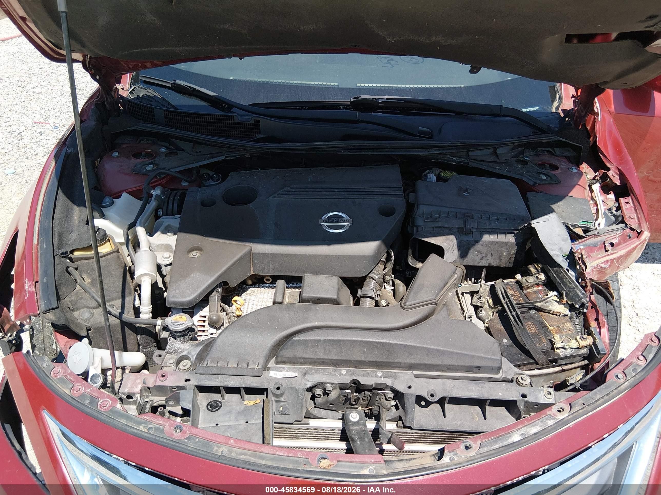 2015 Nissan Altima 2.5 S Red vin: 1N4AL3AP1FC240423